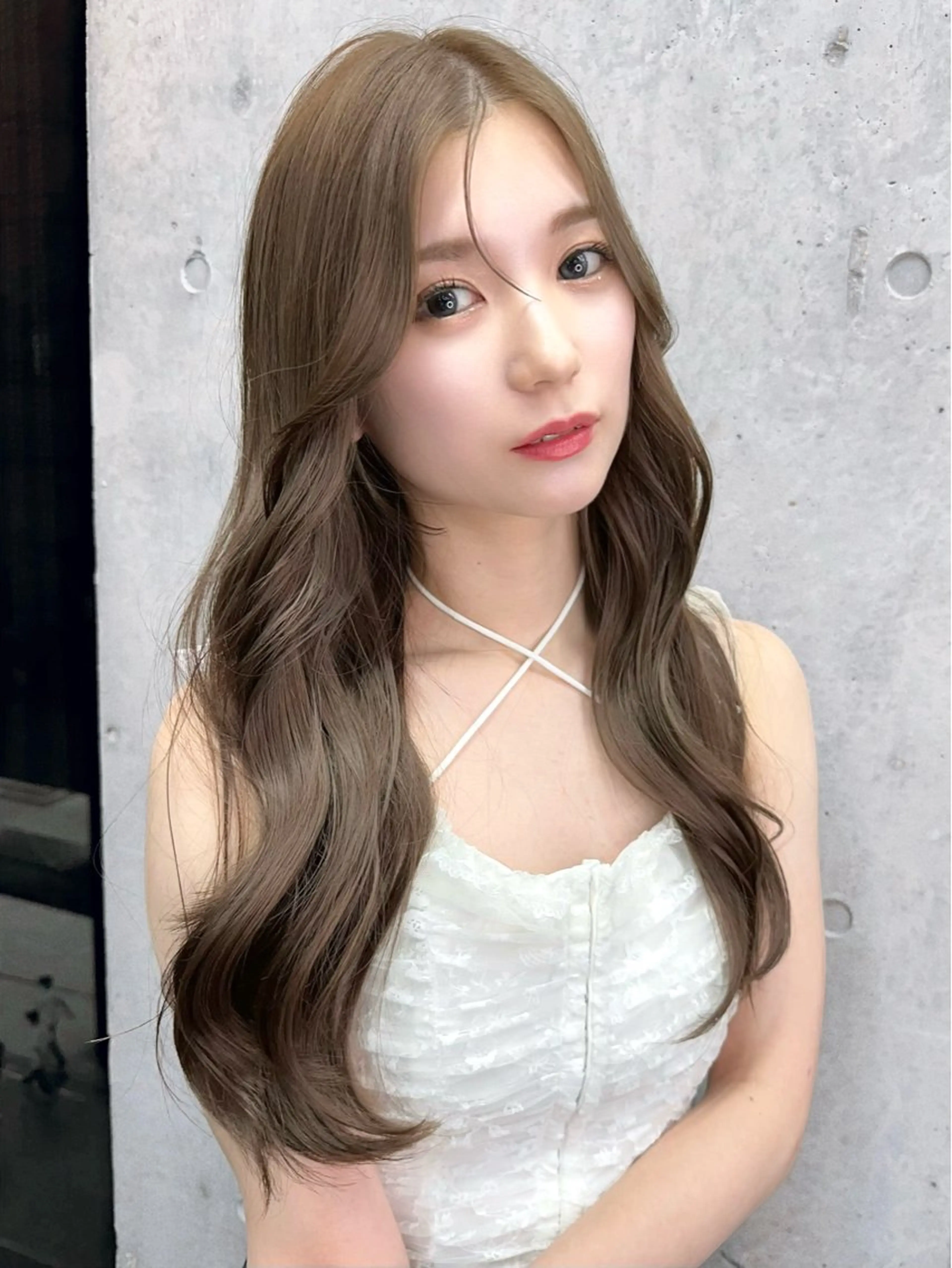 ロング カット トリートメント 韓国/ワンホンヘア 髪質改善/MaCoのヘアスタイル