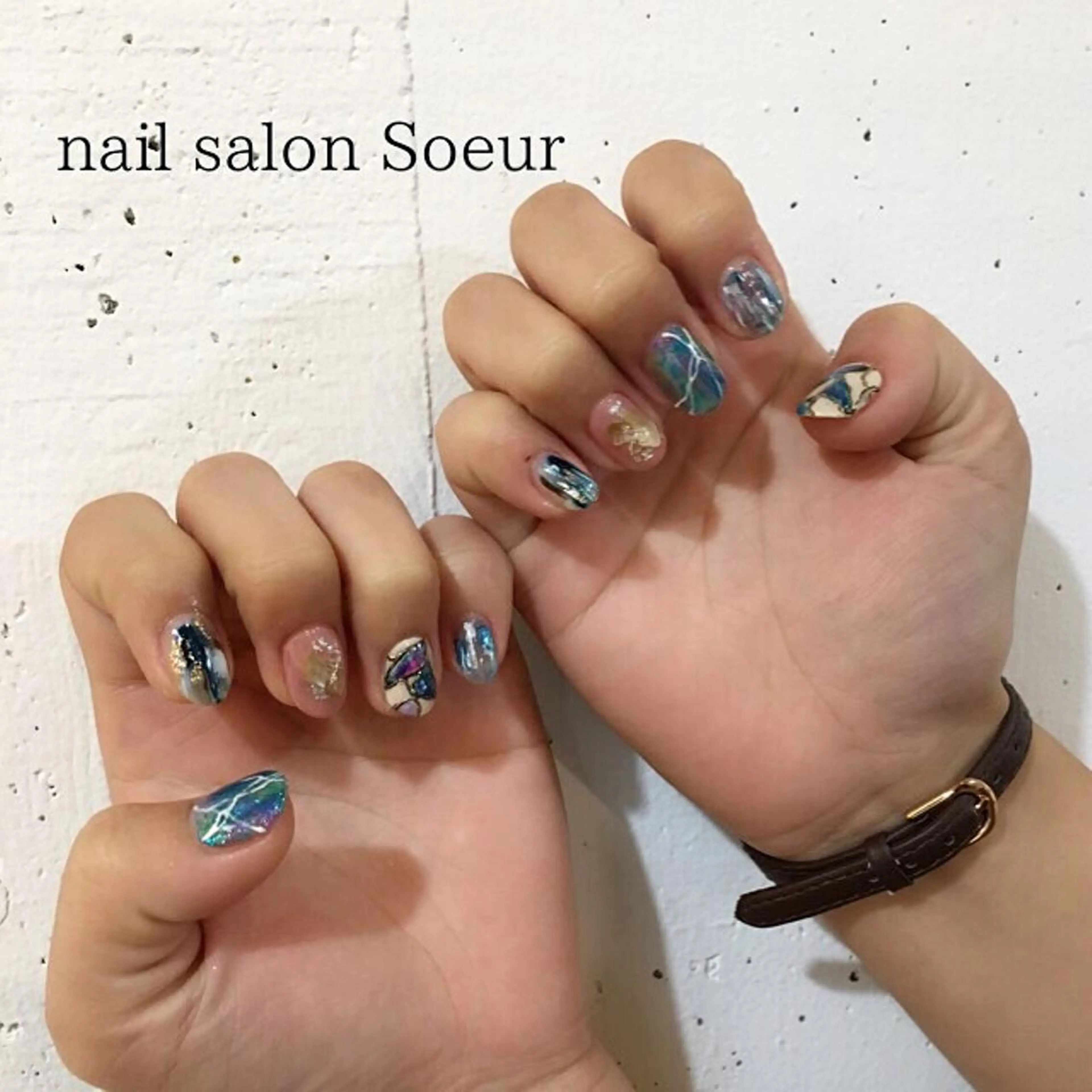 ネイル アートネイル ジェルネイル ニュアンスネイル ハンドネイル nail salon Soeurのネイルデザイン
