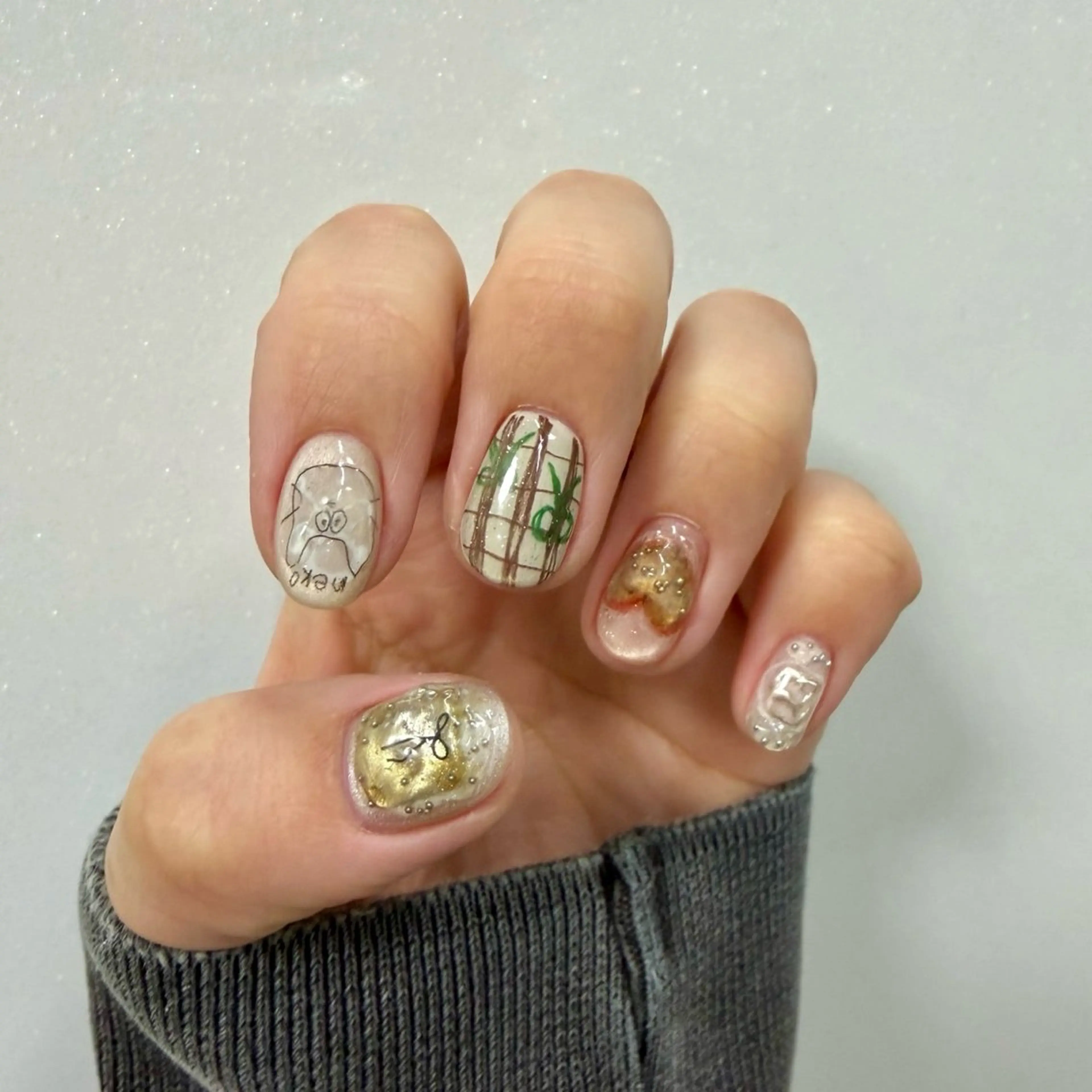 ネイル ハンドネイル 片野 菜々のネイルデザイン