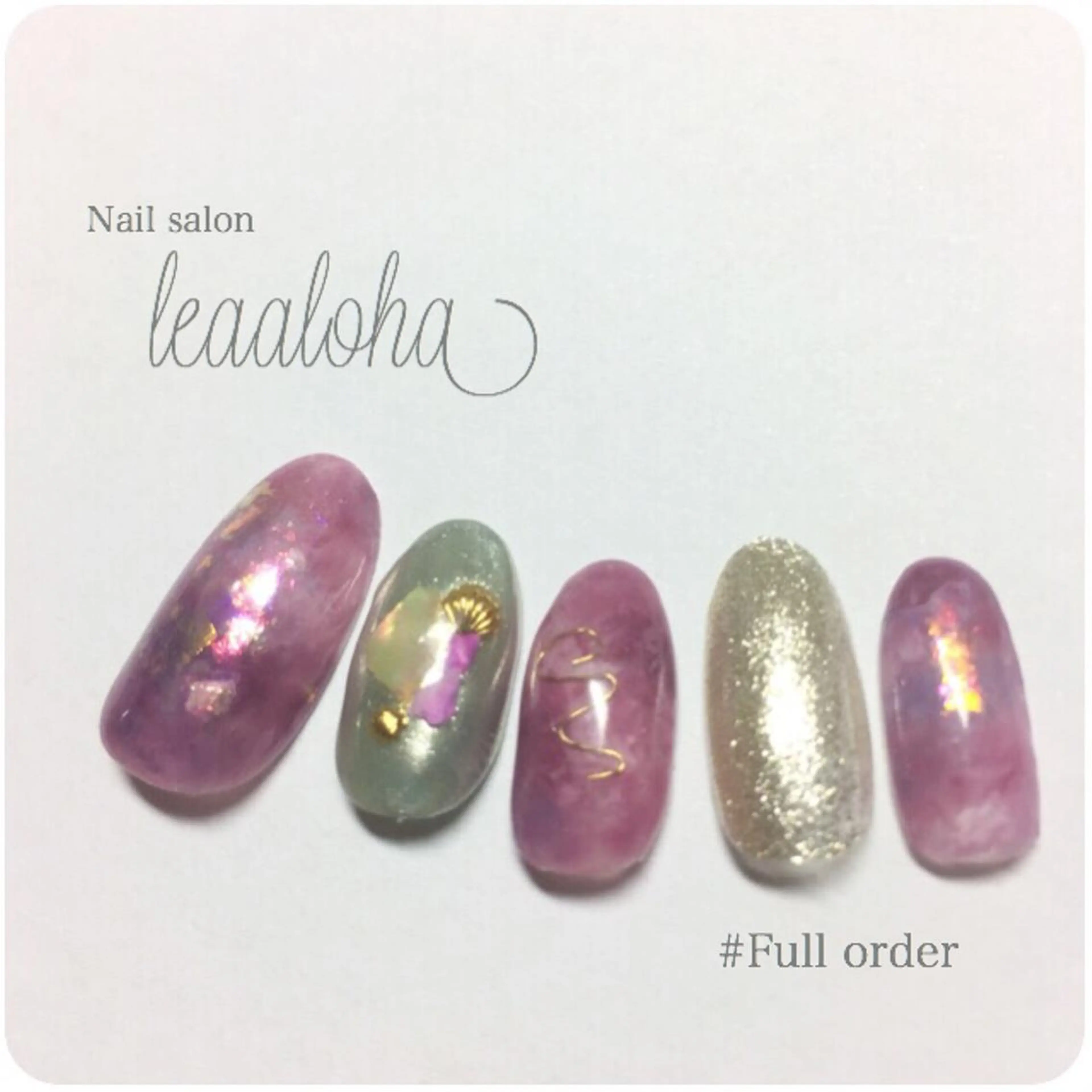 ネイル leaaloha　byBROWN HAIR所属・レアアロハ宇都宮 /ネイル.メンズ脱毛のネイルデザイン