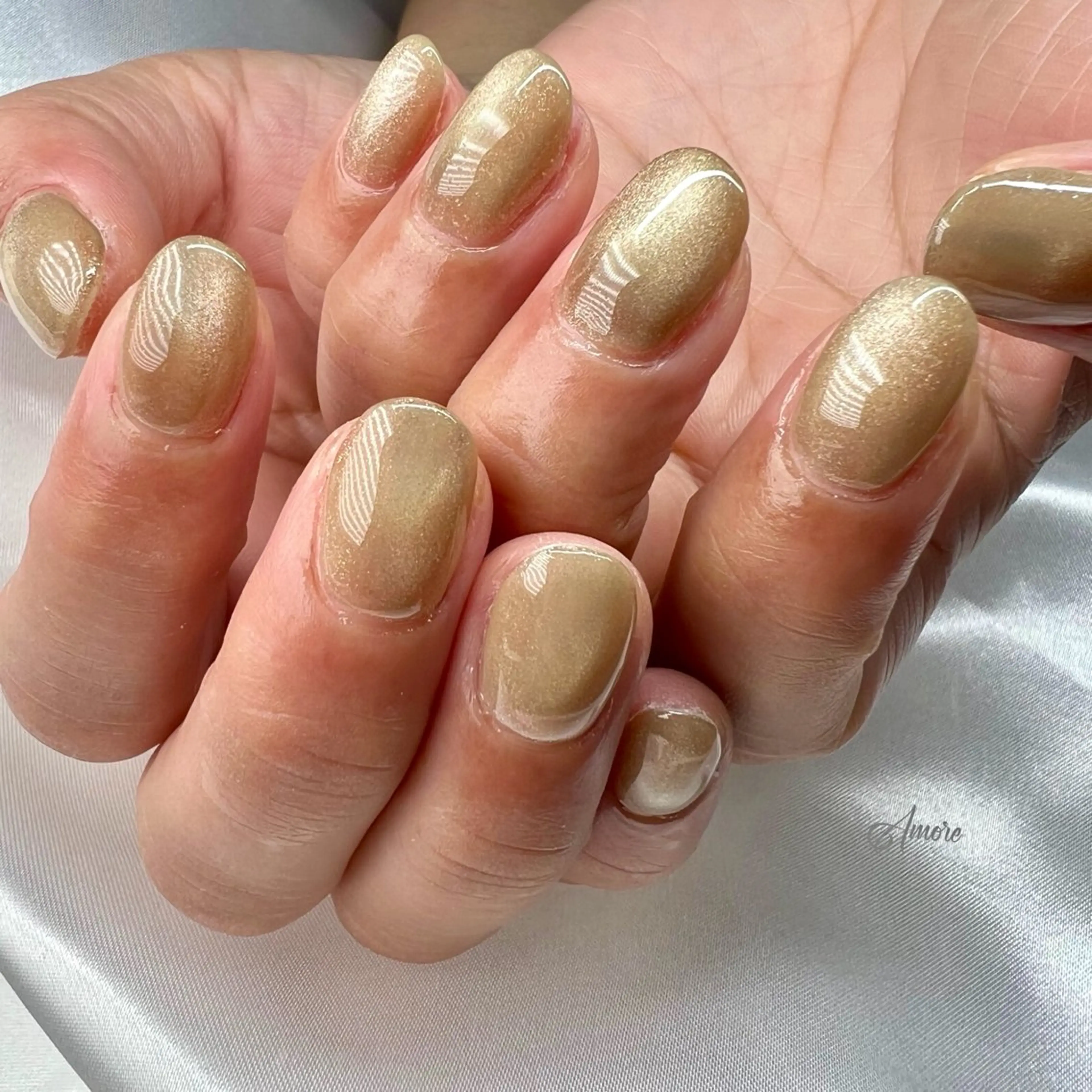 ネイル ジェルネイル キラキラネイル 韓国ネイル パラジェル 冬ネイル You kyehwaのネイルデザイン