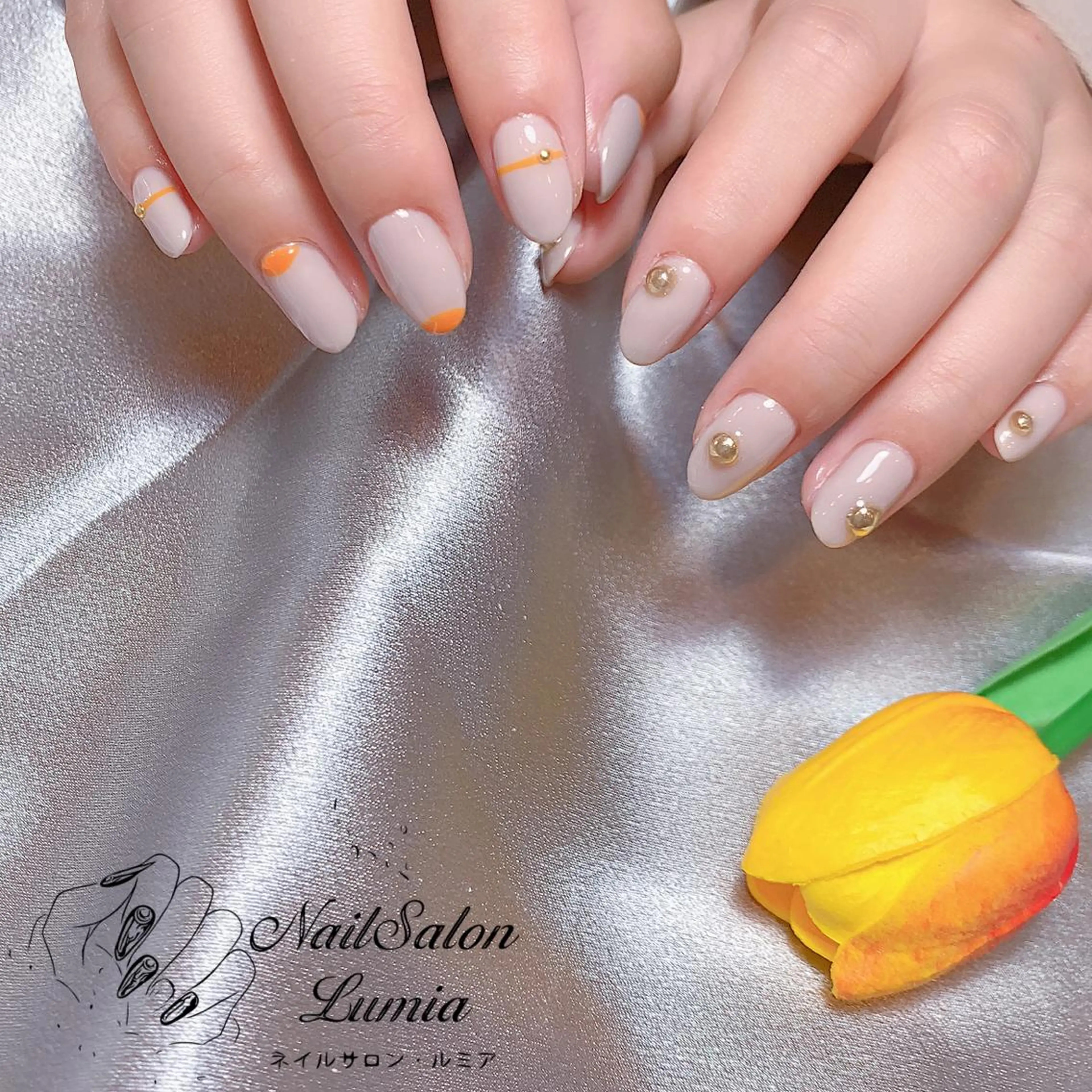 ネイル ハンドネイル ネイルサロン ルミア Lumia 店長のネイルデザイン