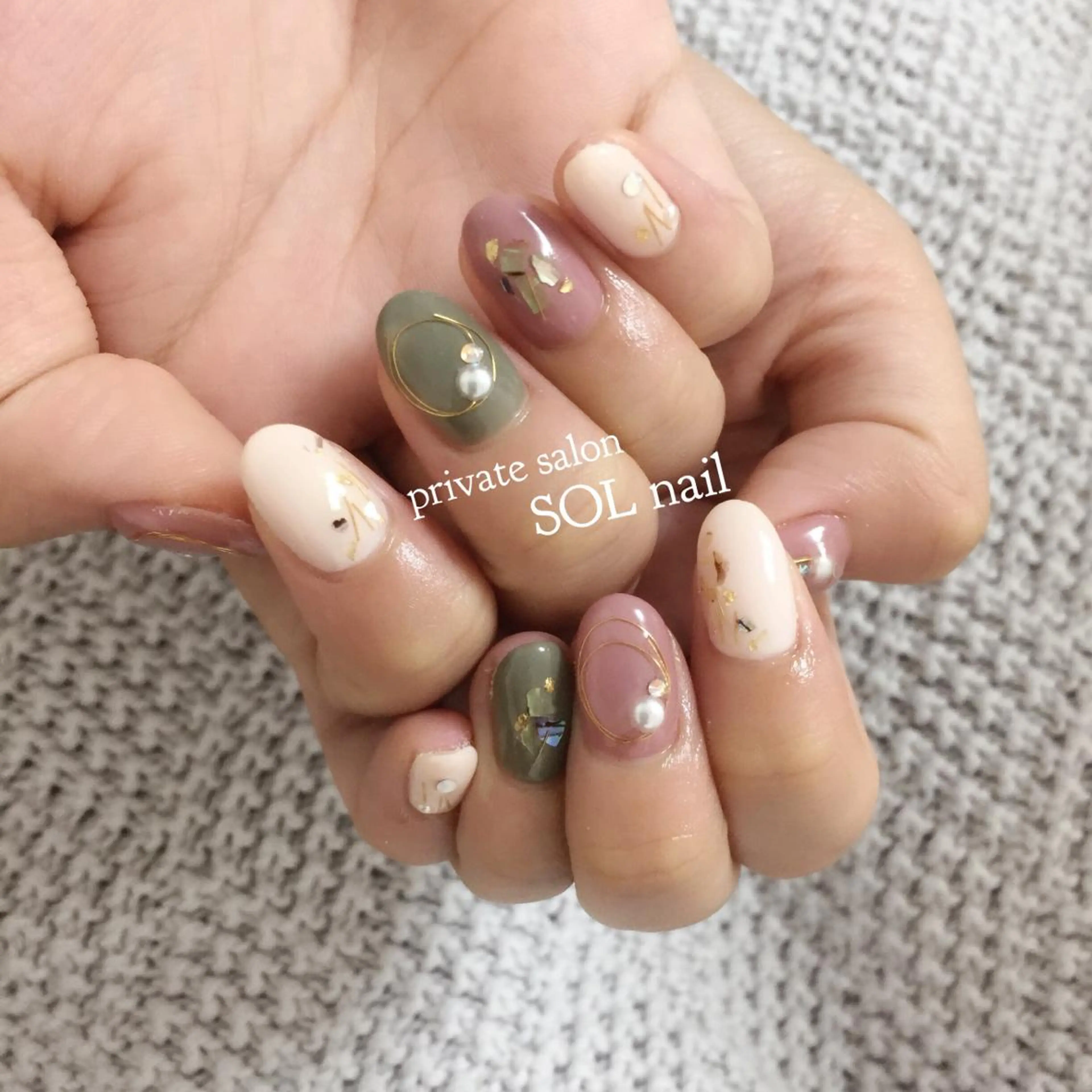 ネイル ハンドネイル SOL NAILのネイルデザイン