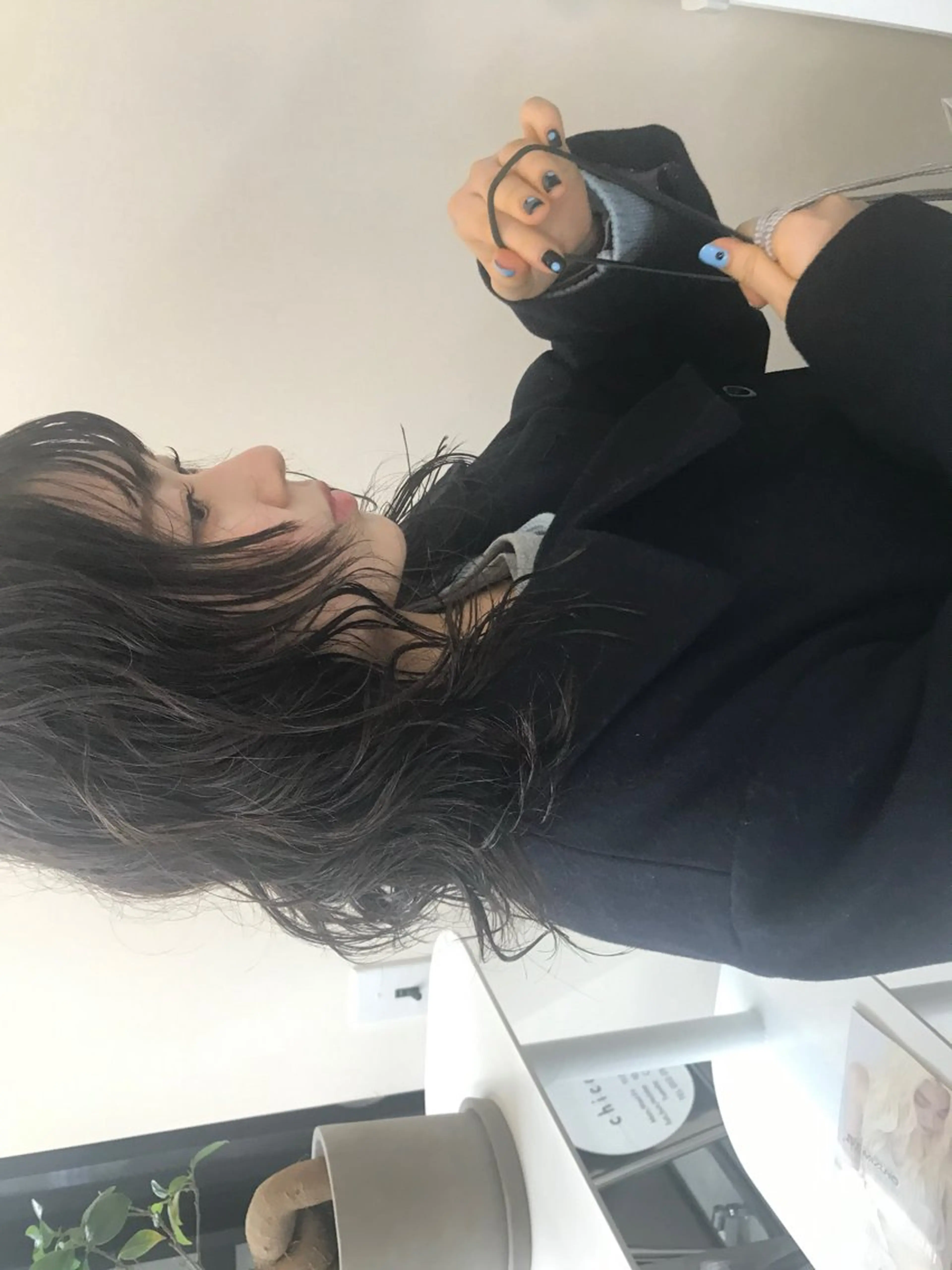 ミディアム runa/パーマ /ブリーチモデルのヘアスタイル