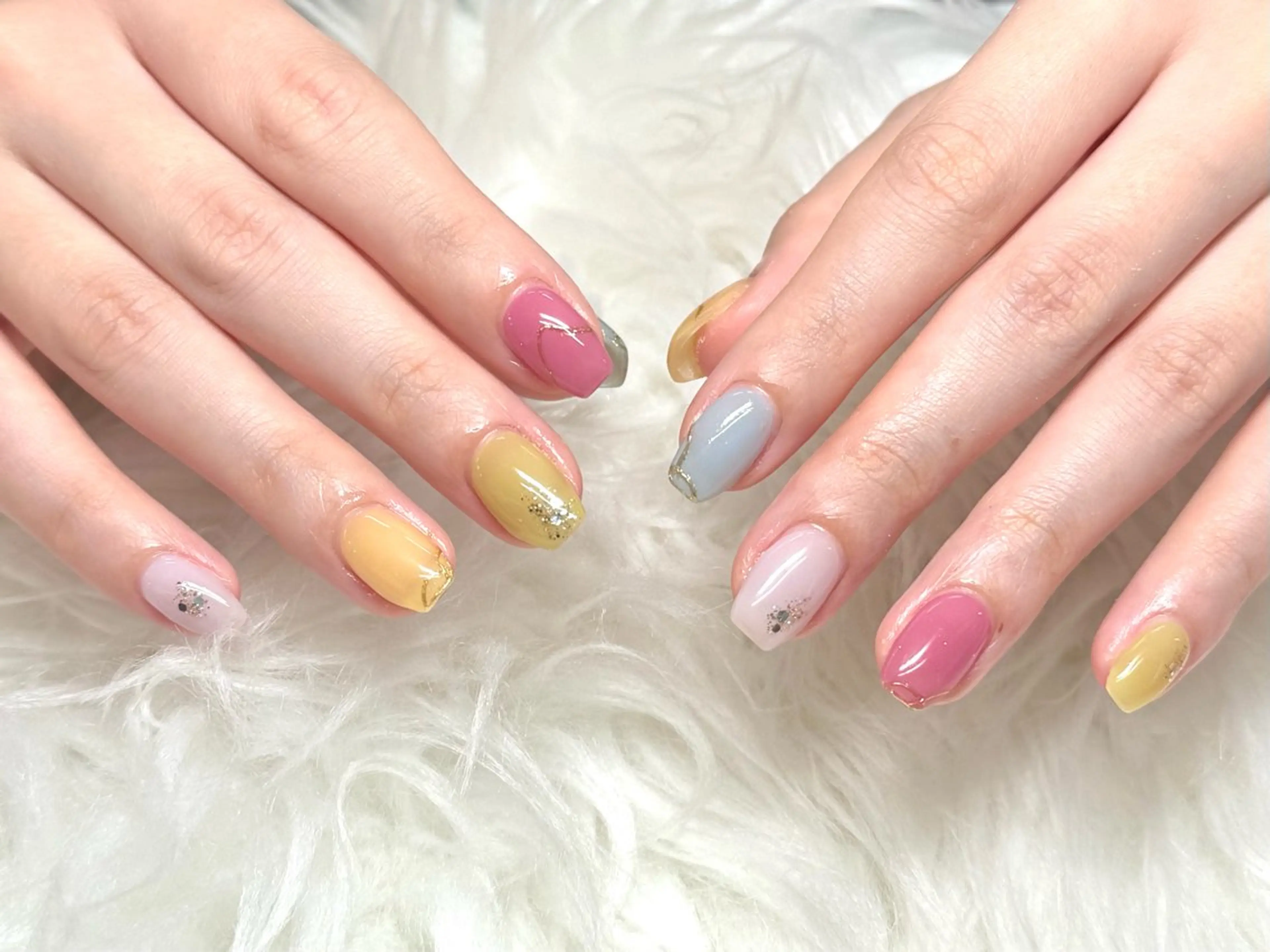 ネイル ハンドネイル 🫧Rio🫧ネイル /渋谷🫧ワンホンのネイルデザイン