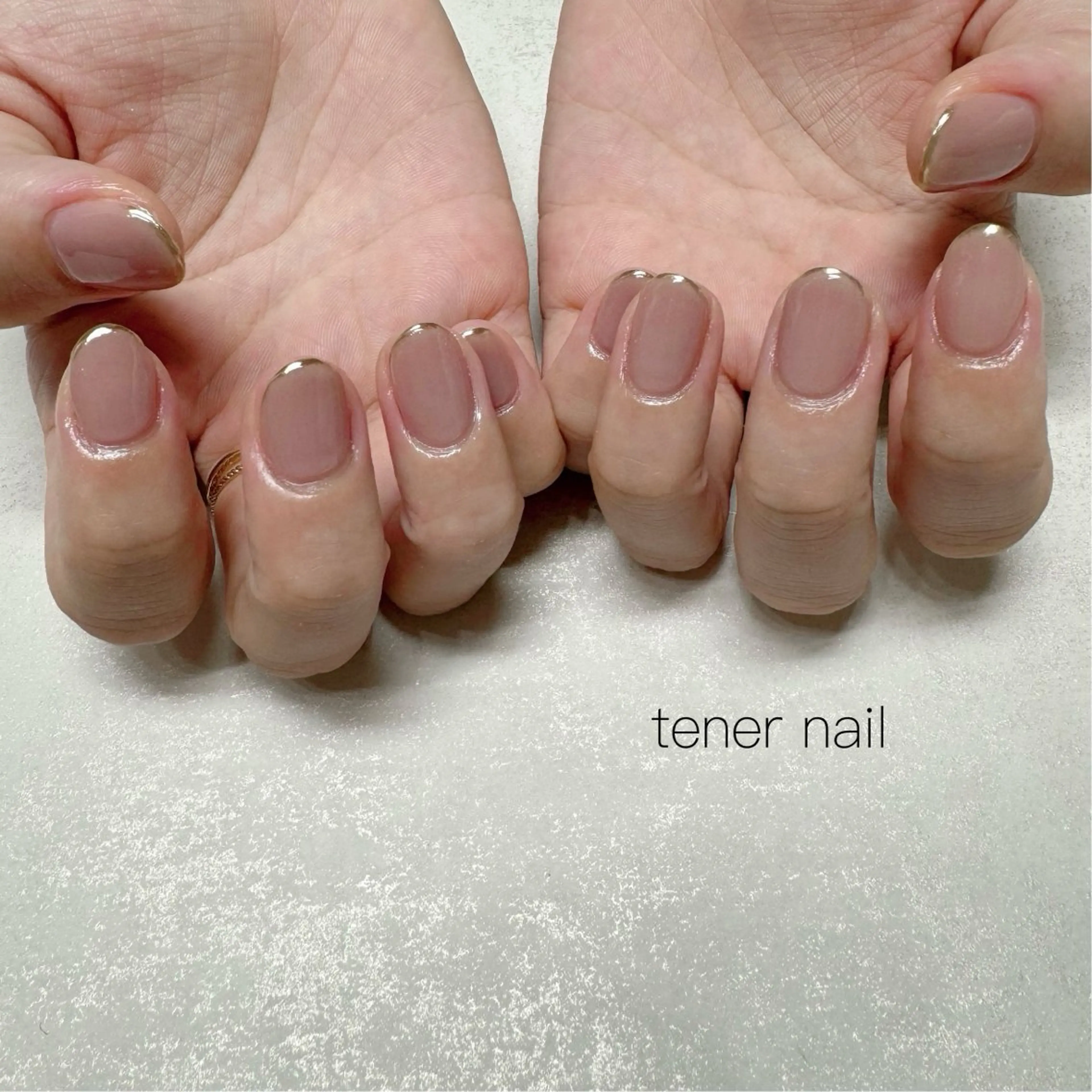 ネイル フレンチネイル ミラーネイル ハンドネイル tener  nail  テネルネイル所属・テネルネイル tener nailのネイルデザイン