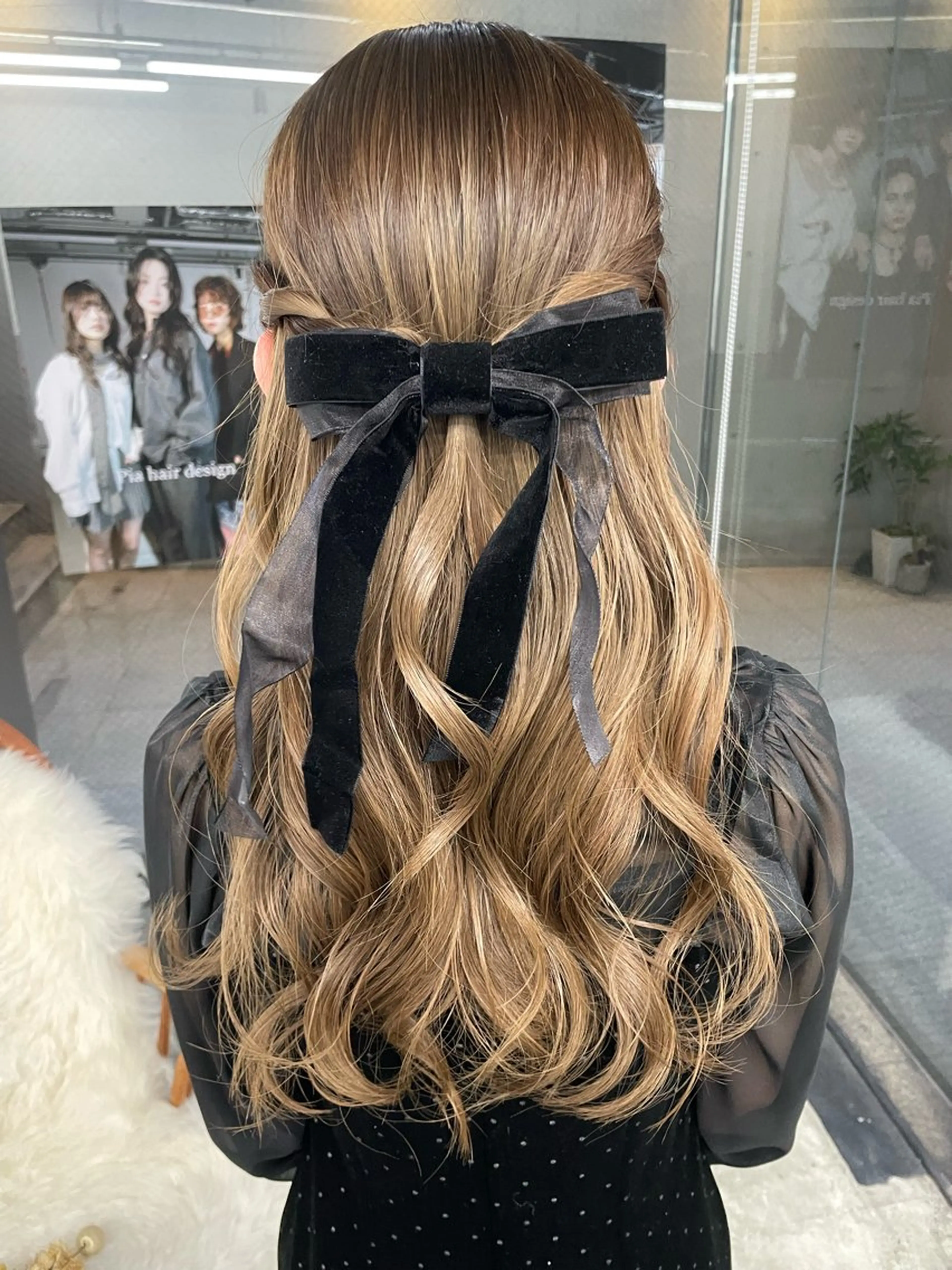 セミロング ヘアセット ショート/レイヤー カット/ミサキ💐のヘアスタイル