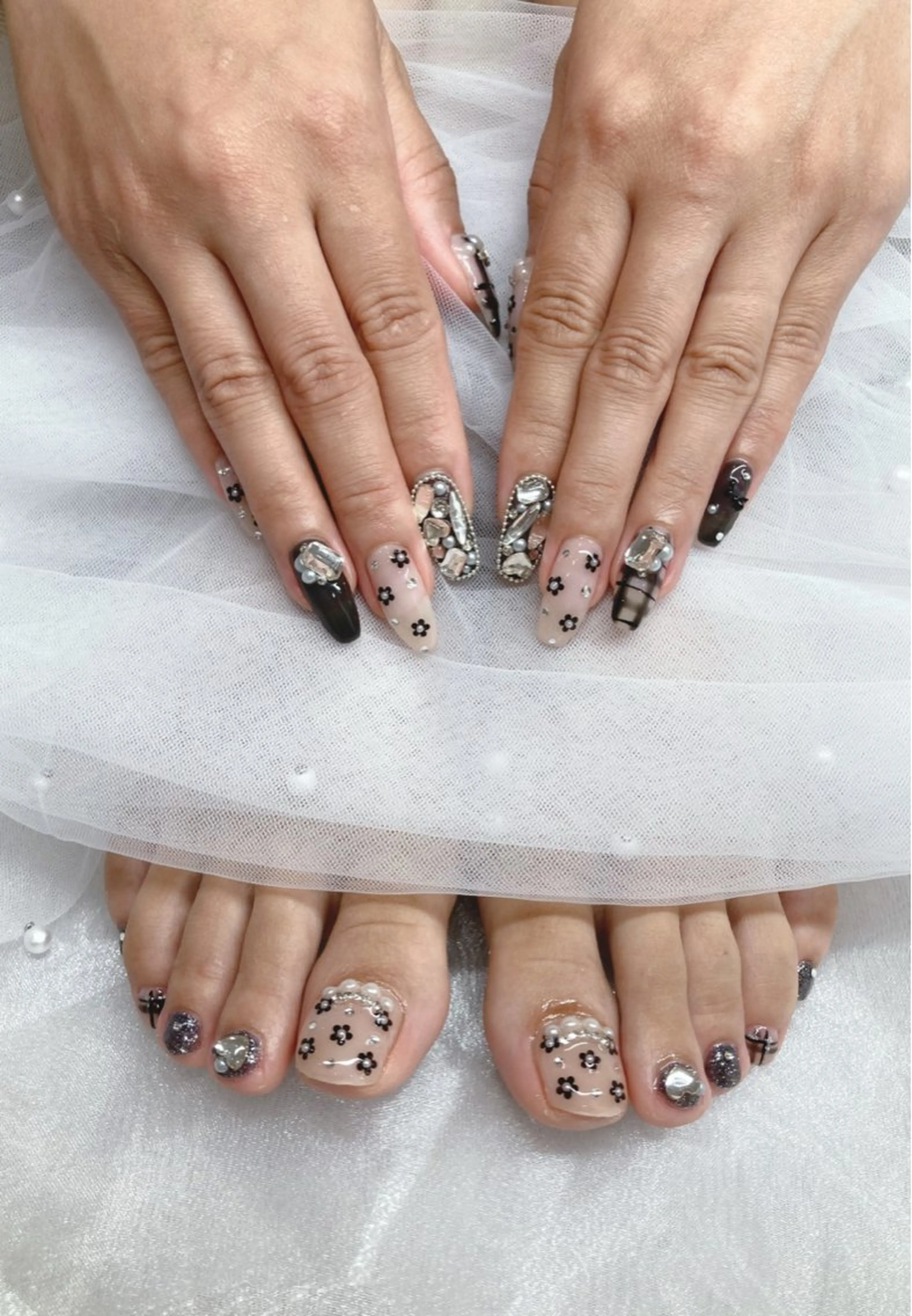 ネイル フットネイル eggplant所属・eggplant レイカのネイルデザイン