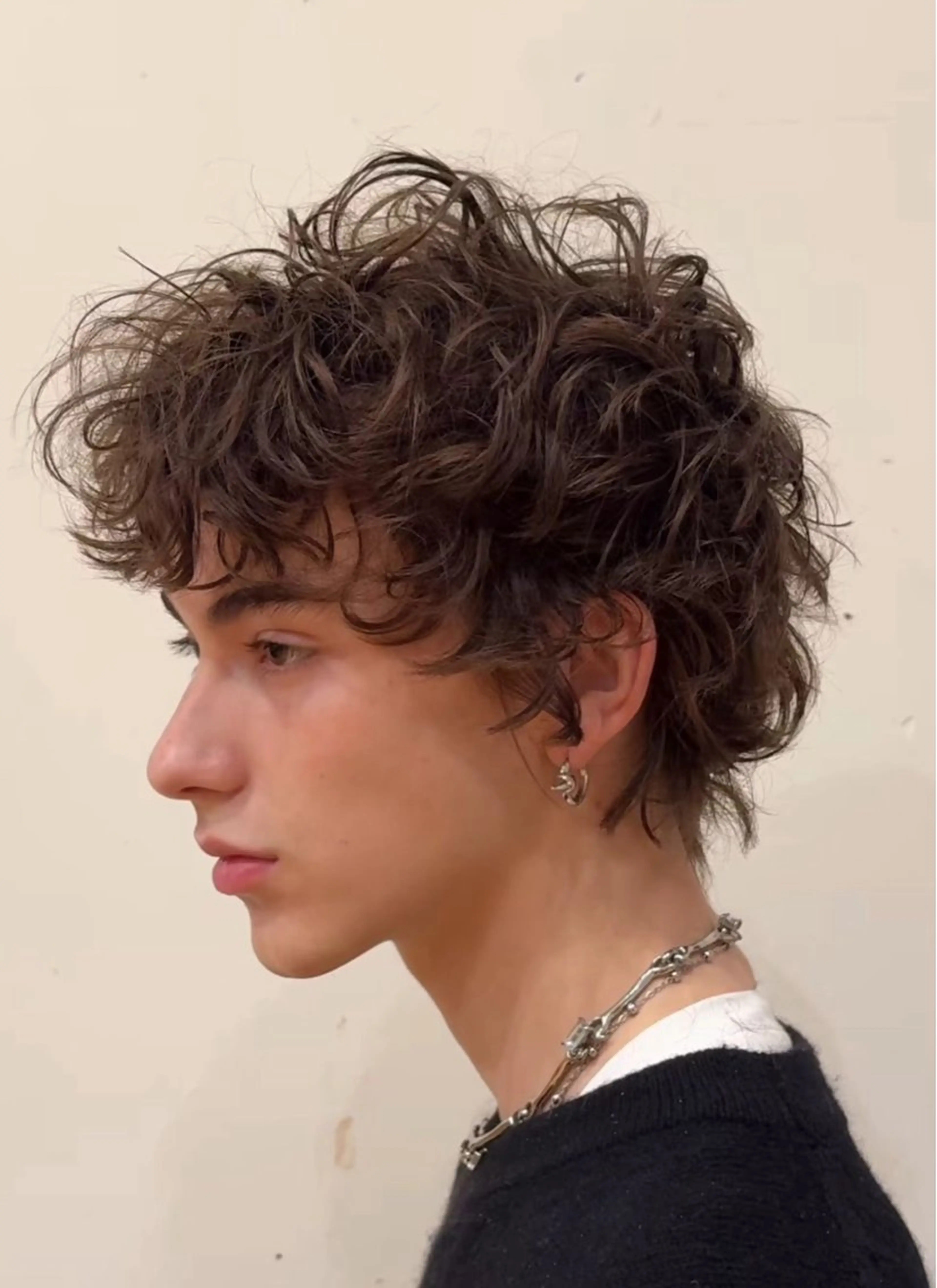 パーマ メンズ 田中 光斗のヘアスタイル