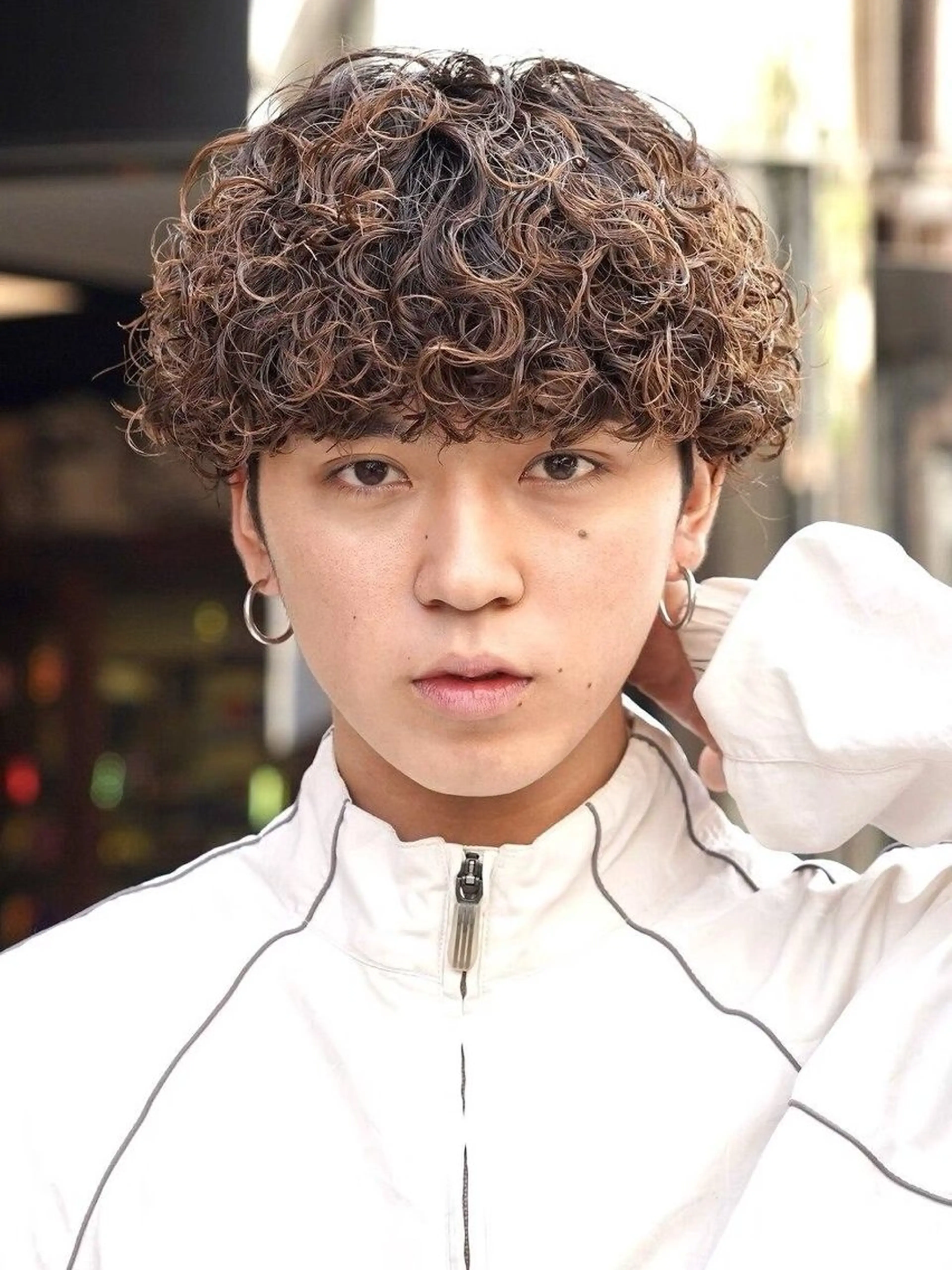 パーマ メンズ RETOUCH by fifth銀座所属・似合わせカット fifth岡村優作のヘアスタイル