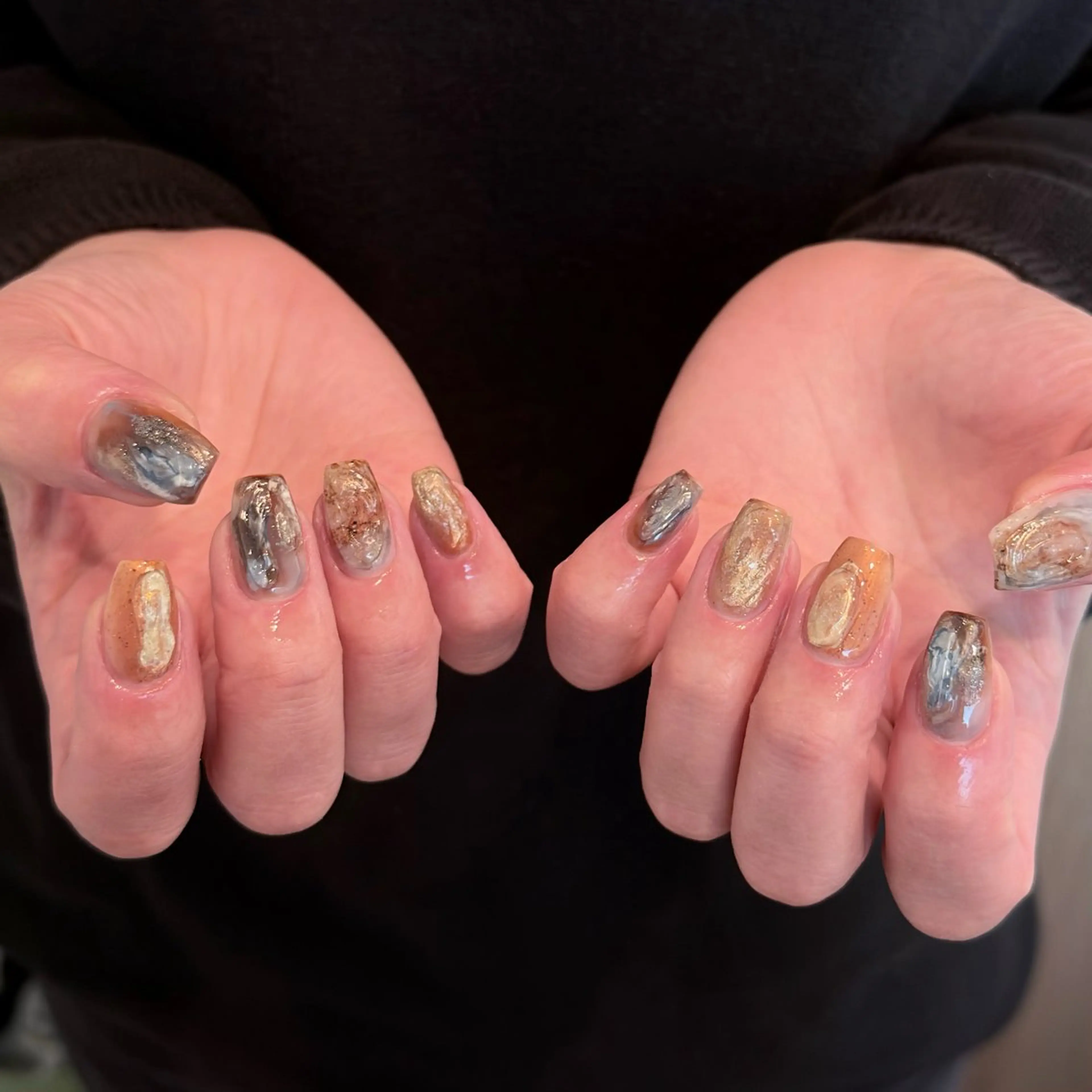 ネイル ハンドネイル 🎀 Hiyubi._.nail 🫧所属・🎀フェイ フェイ🫧💗のネイルデザイン