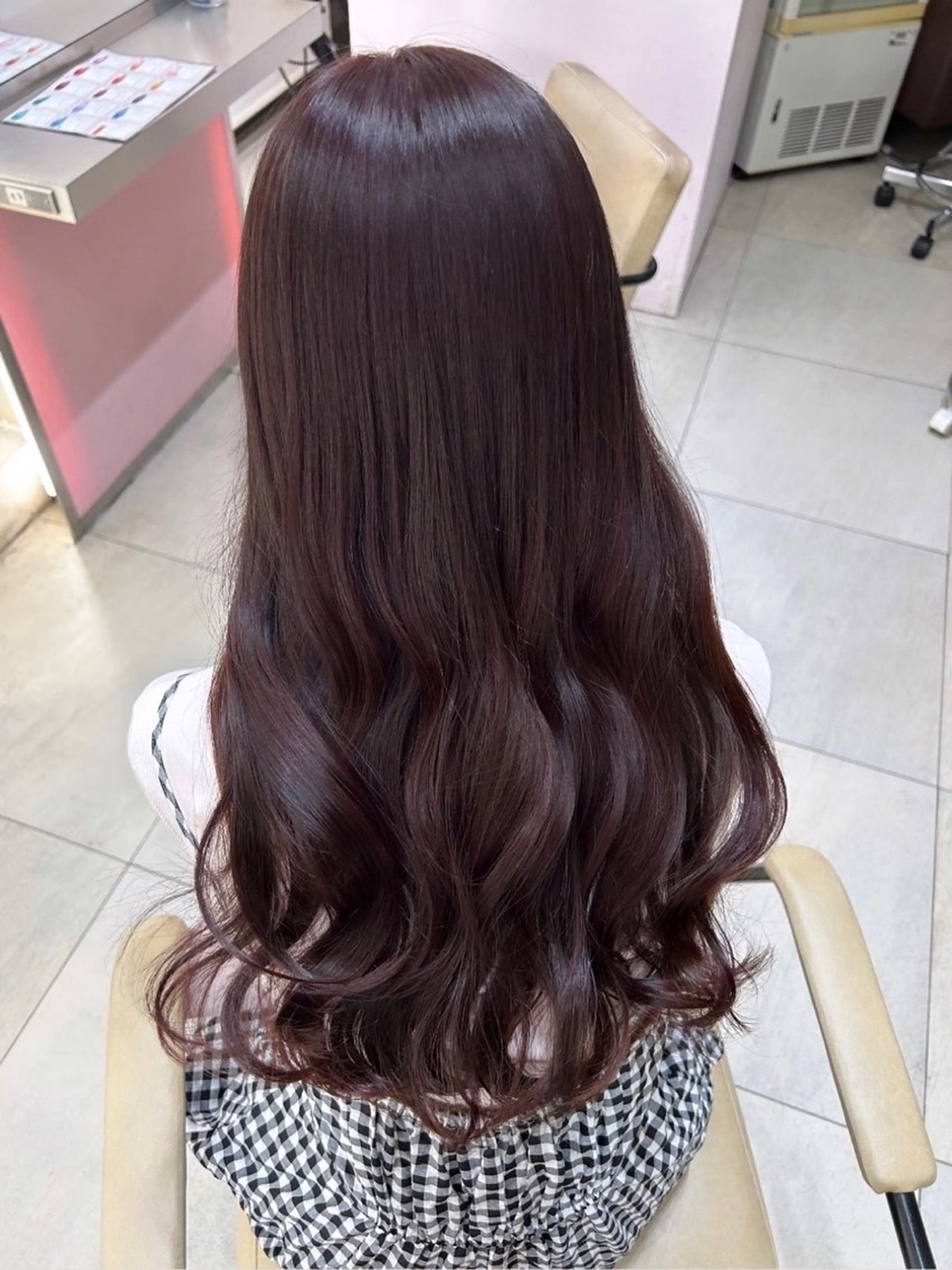 ロング Ami♡表参道 ピンク/ラベンダーのヘアスタイル