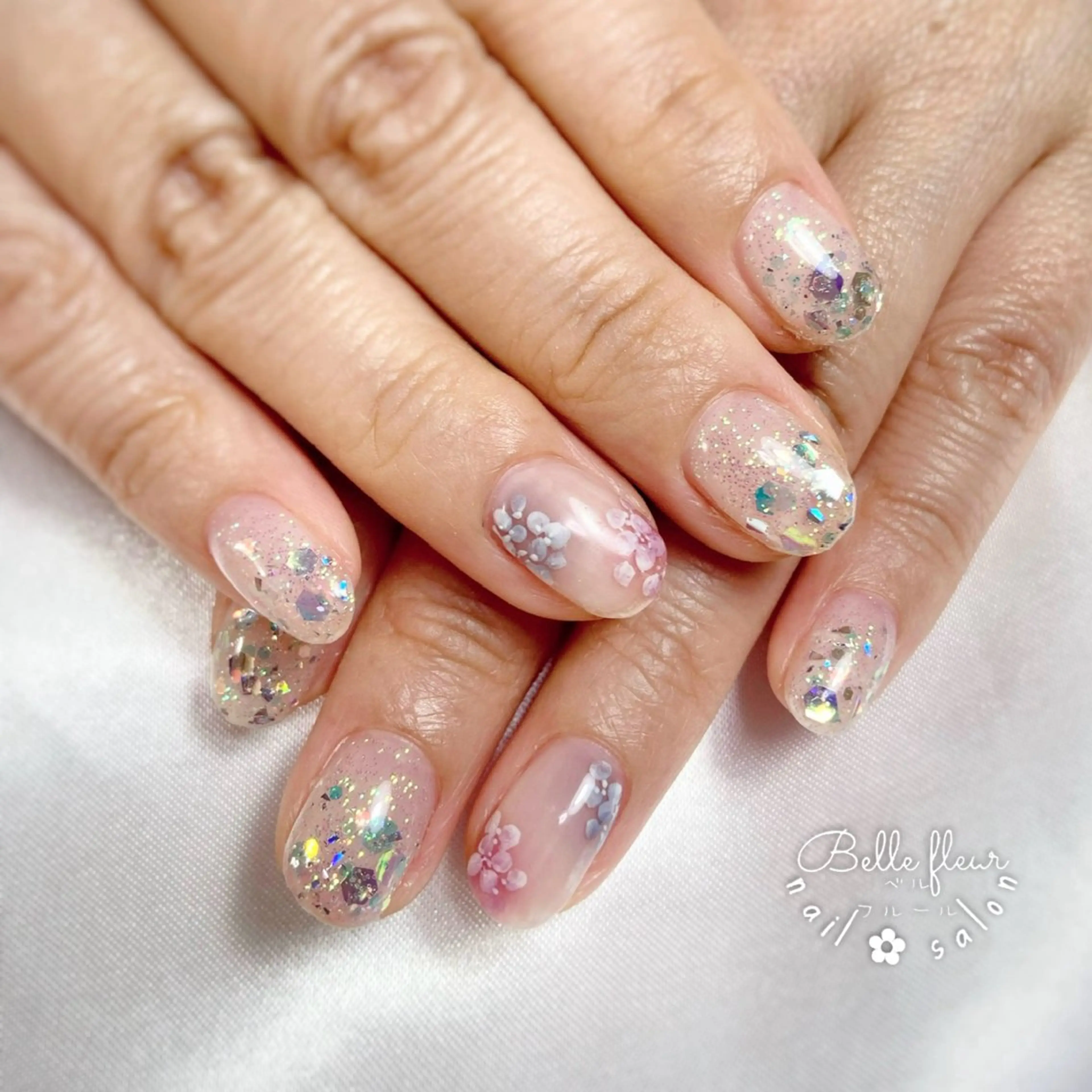 ネイル ハンドネイル ﾈｲﾙｻﾛﾝ Bellefleurのネイルデザイン