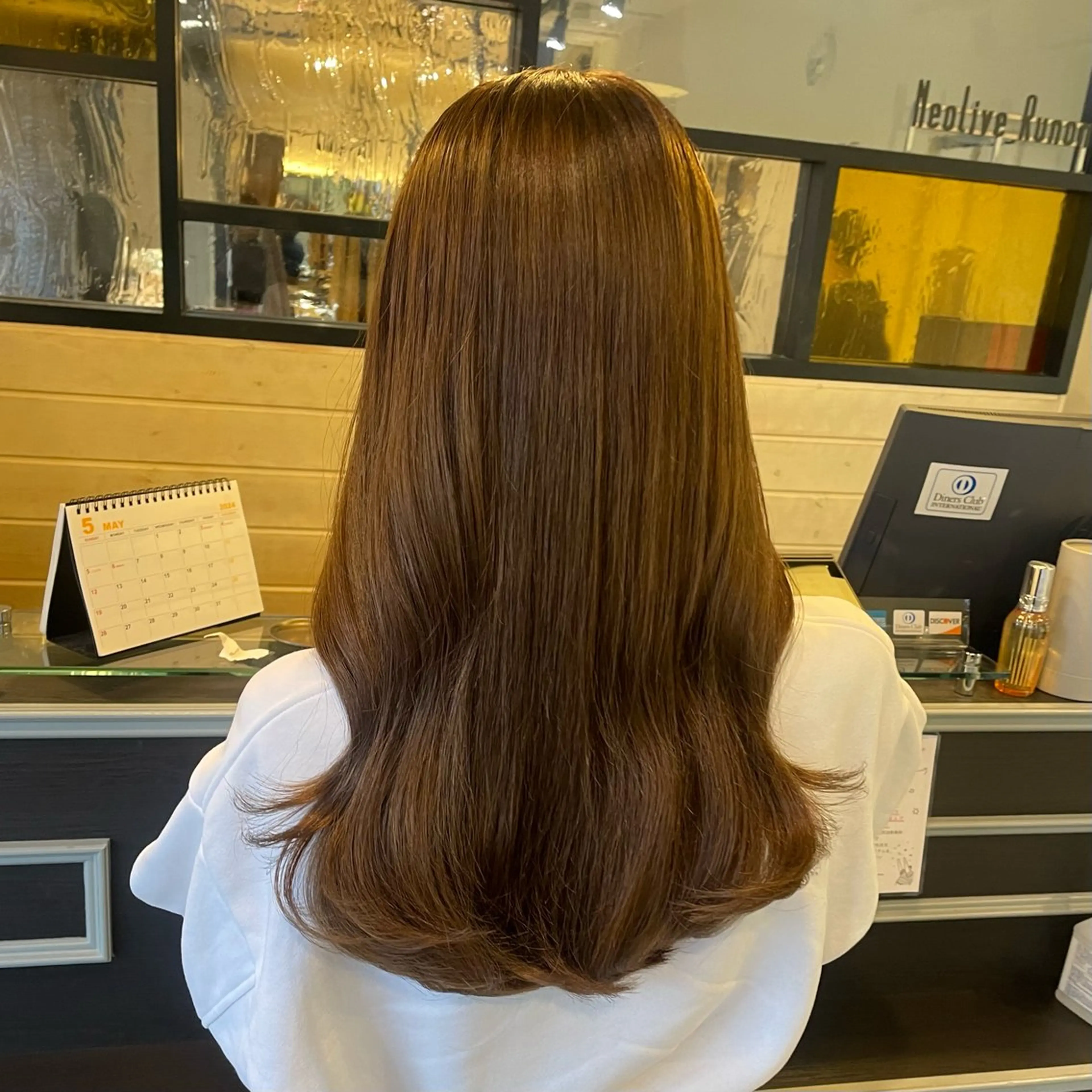 ロング カラー スナコザワ レナのヘアスタイル