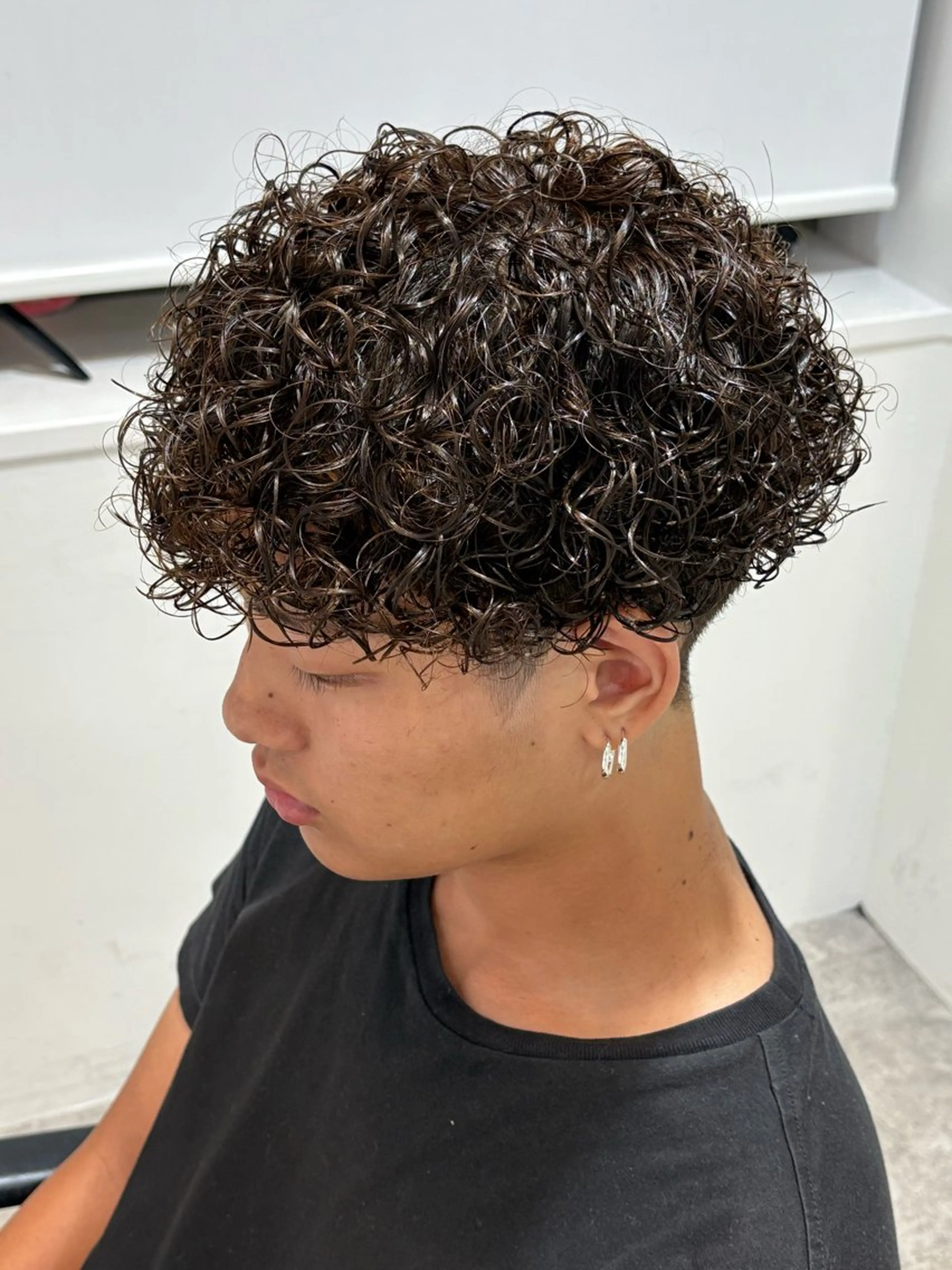 パーマ メンズ カット パーマ fifth 武正 琉生のヘアスタイル