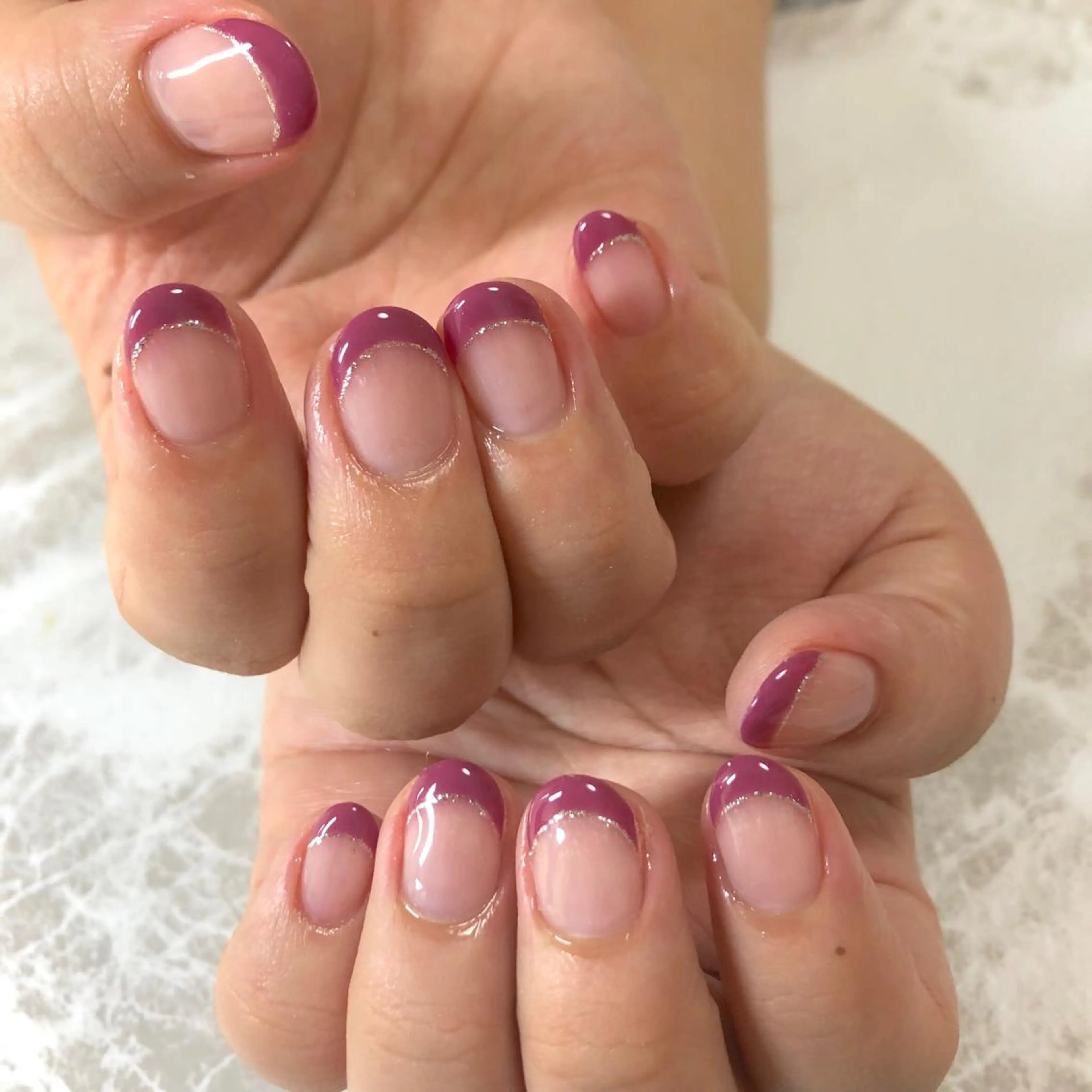 ネイル ラメ(グリッター) Lee.nail ハルカのネイルデザイン