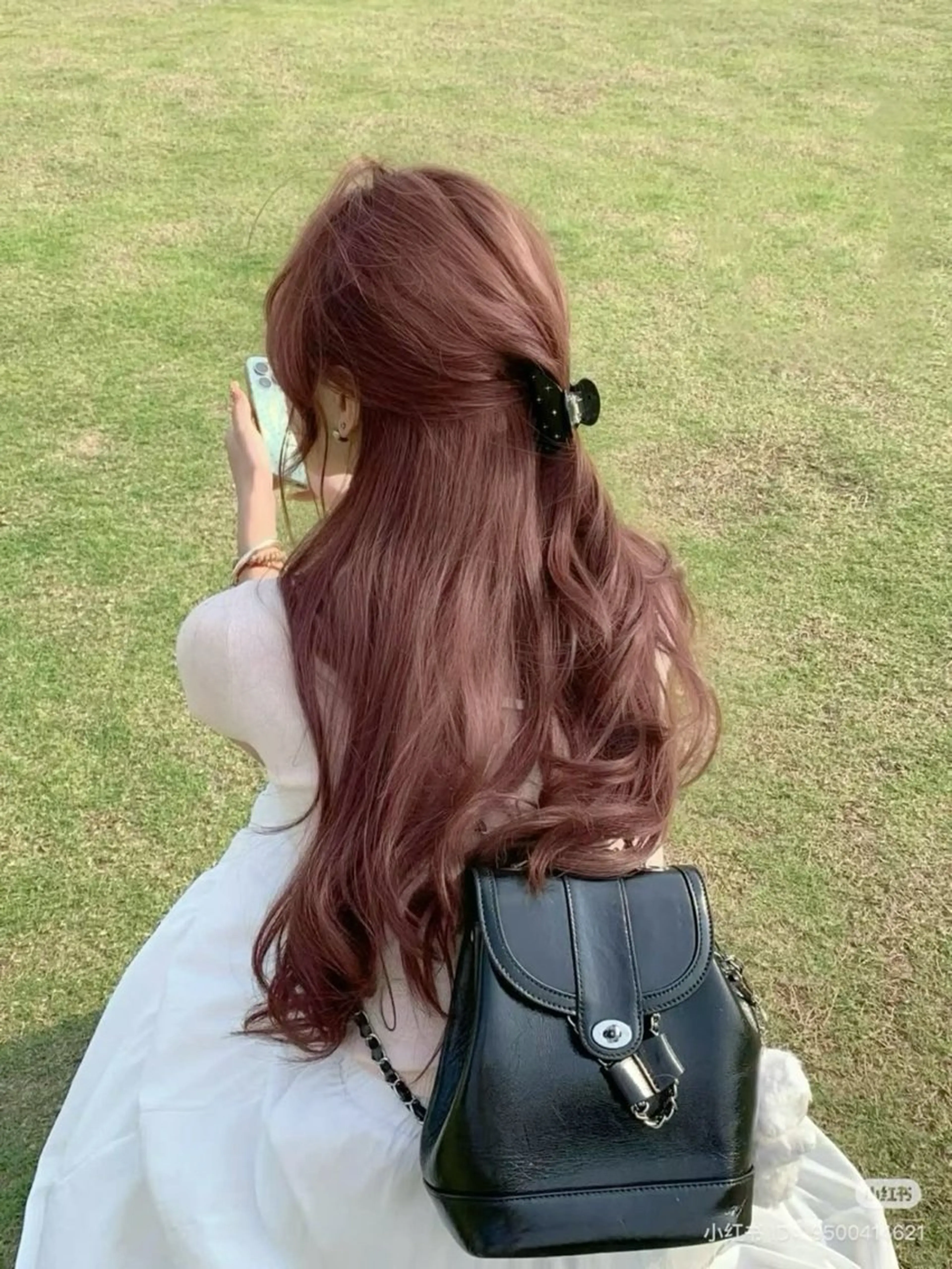 ロング カラー 🎀暖色/ラベンダー /paru🤍のヘアスタイル