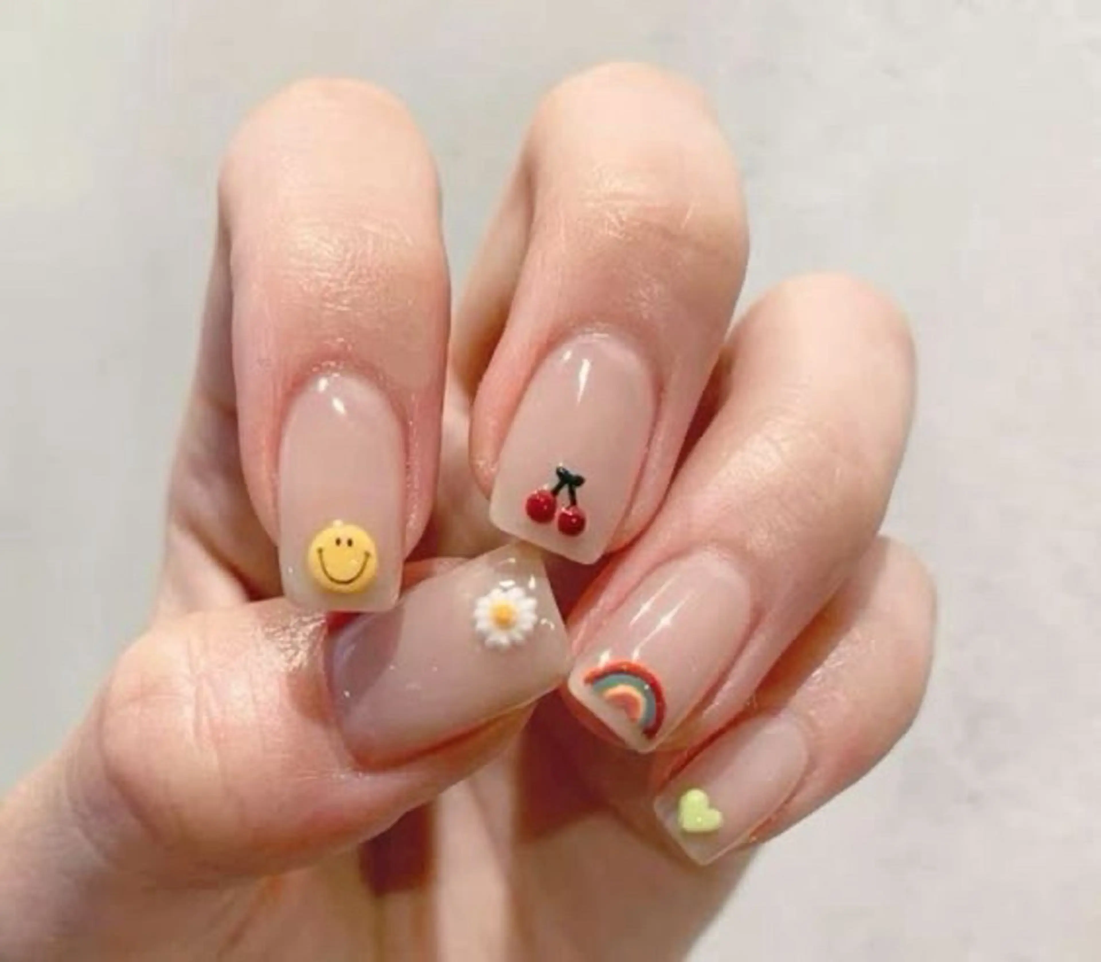 ネイル 韓国ネイル 持ち込み ニュアンスネイル ネイルチップ ハンドネイル ANA.CHUO 本川越店舗のネイルデザイン