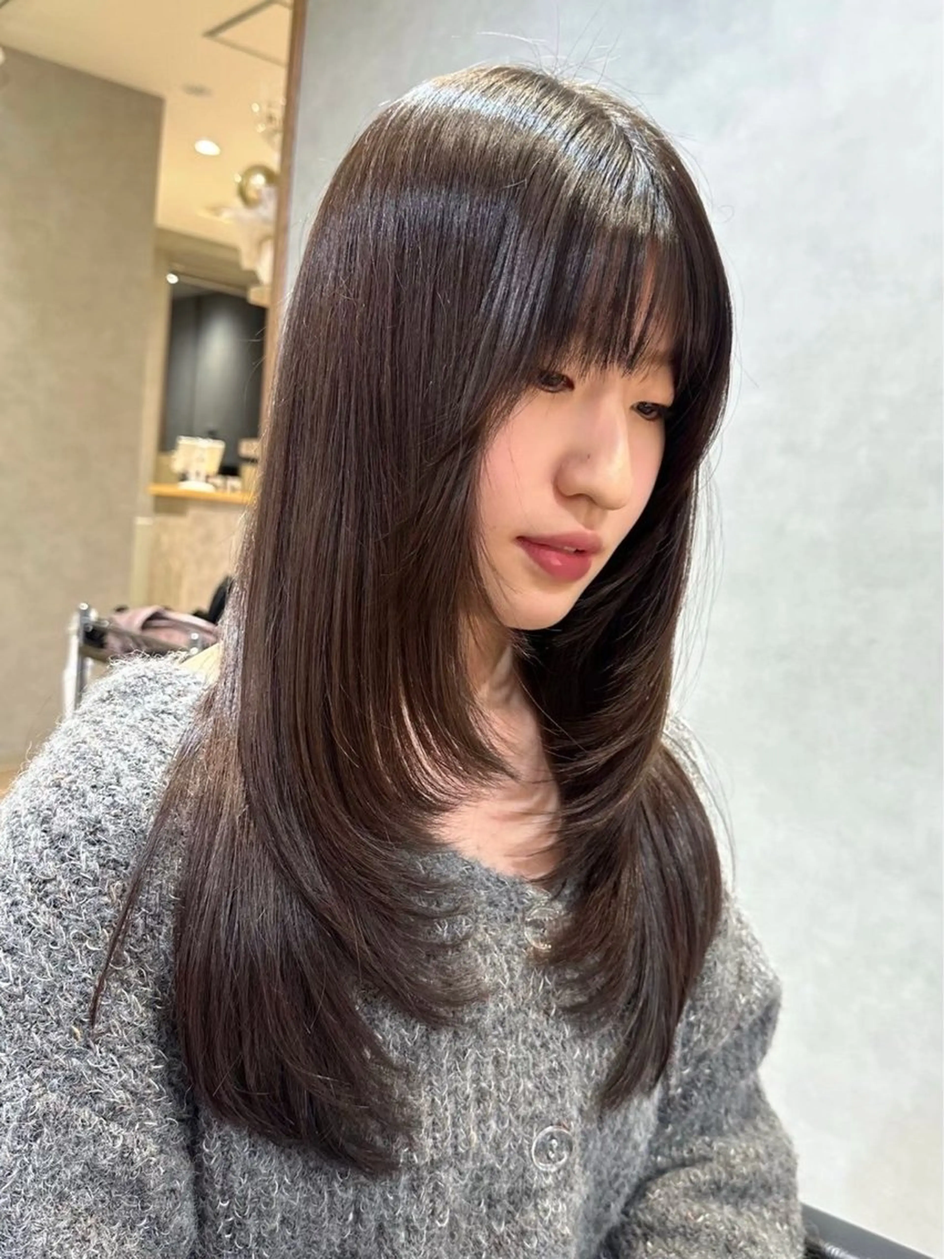 【髪質改善カラー】【トステア配合】カット＋カラ一+質感再生6ステップTR·の写真