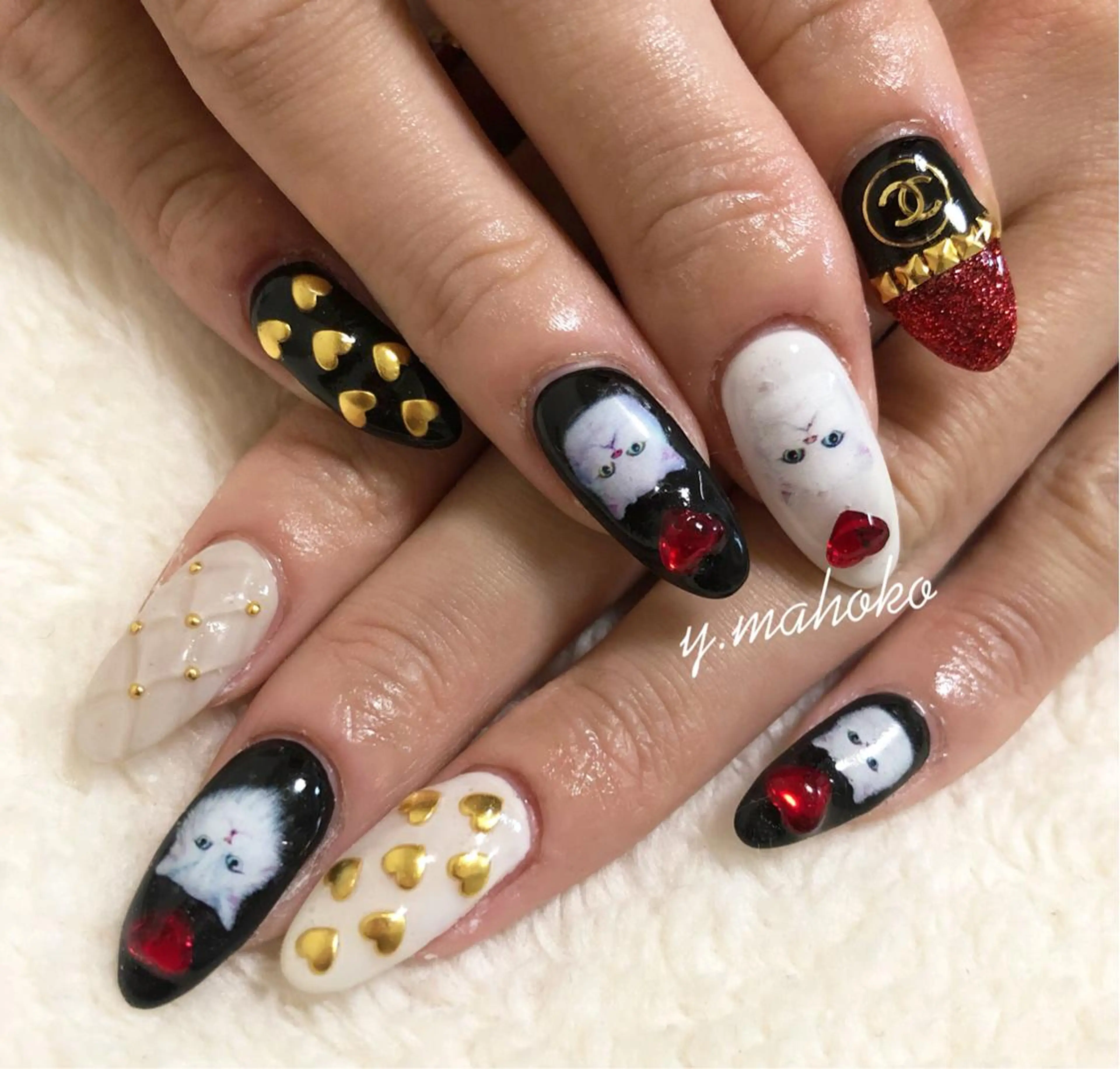 ネイル ハンドネイル She nail studio 原宿所属・パラジェル有/ スカルプ/mahoのネイルデザイン