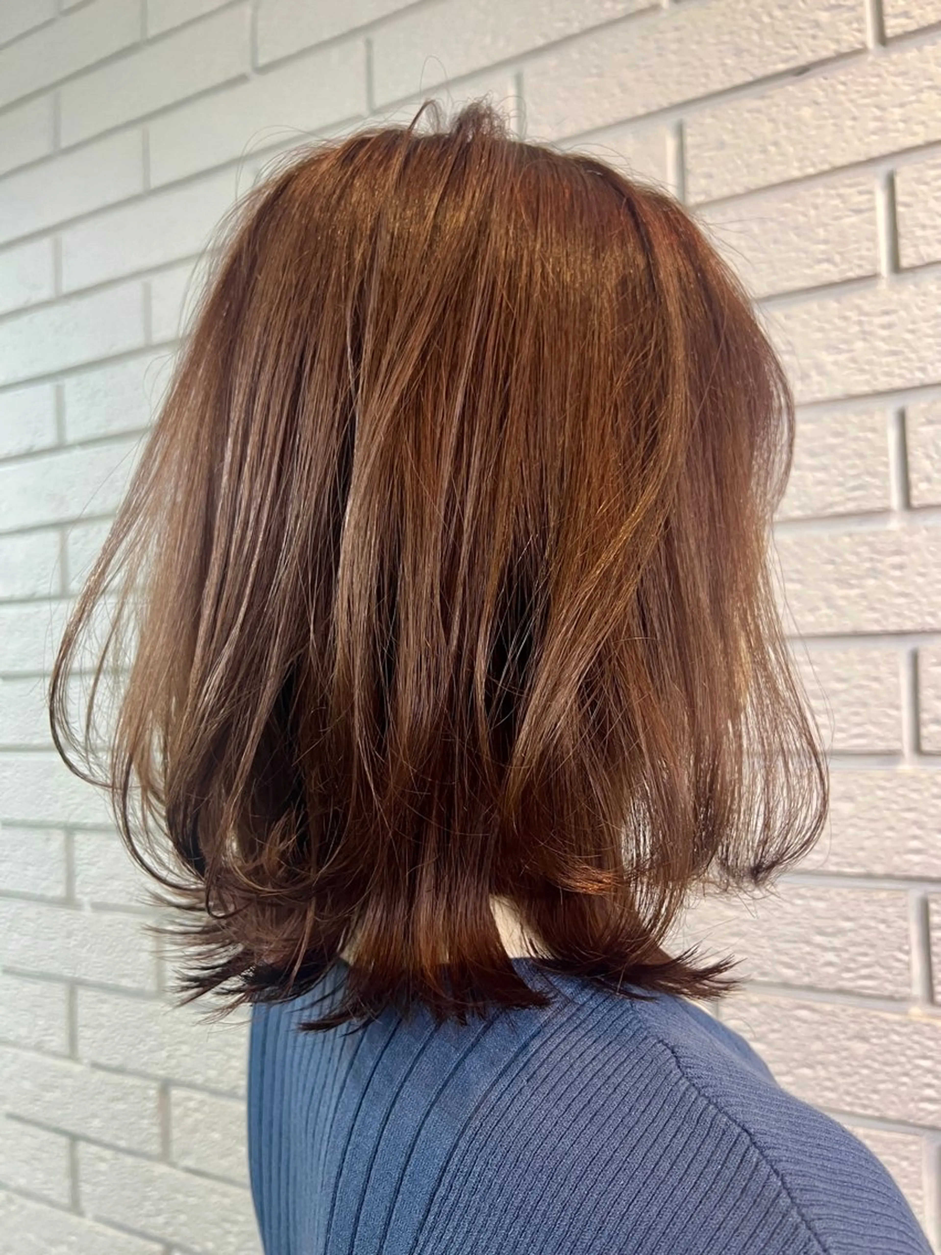 ミディアム カラー ベージュカラー イルミナカラー ボブ くびれヘア 髪質改善 髪質改善✨艶カラー MASAYAのヘアスタイル