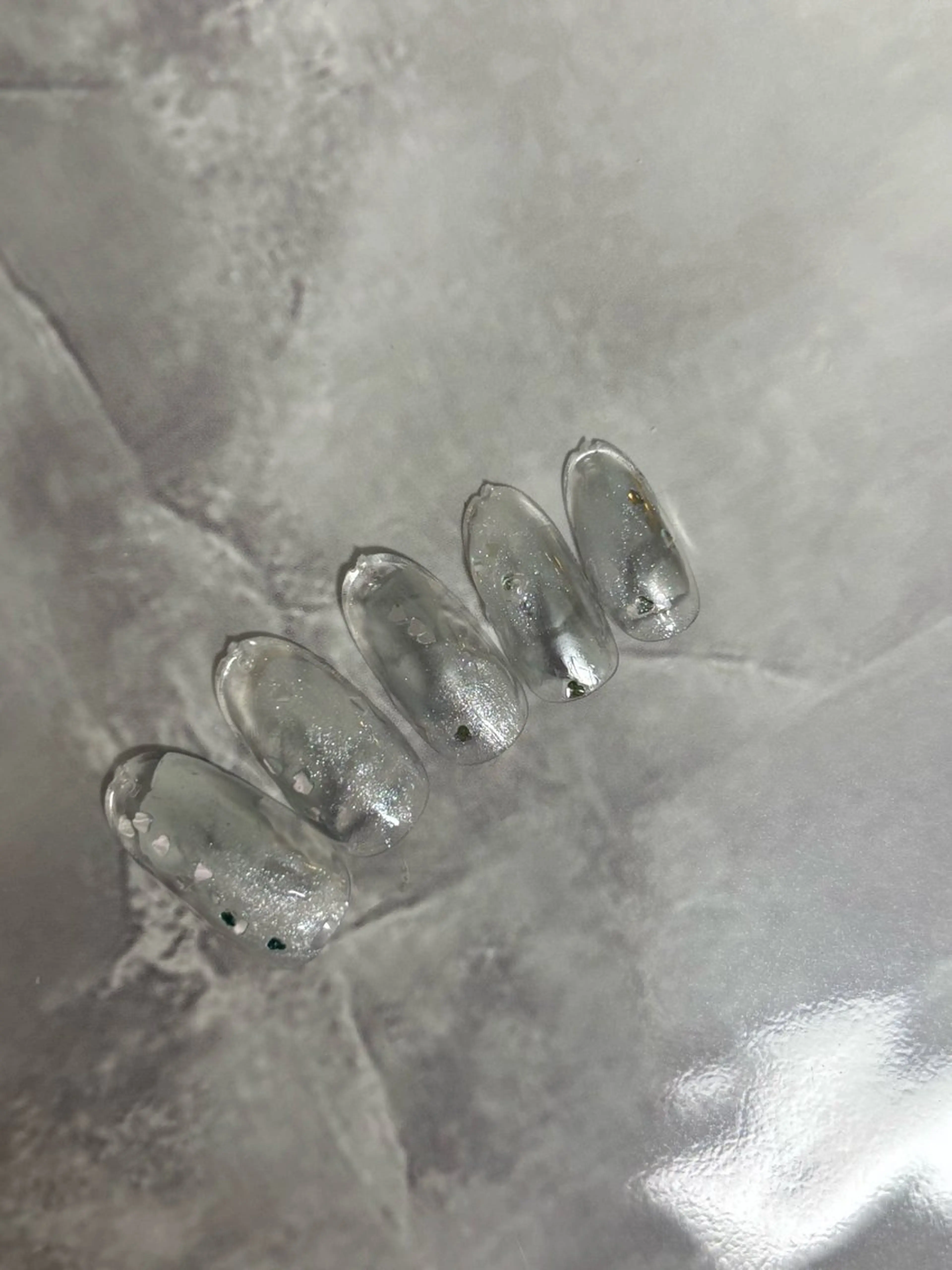 超時短メニュー！ハートホロニュアンスネイル💓口コミ投稿でジェルオフ、ケア無料👼✨の写真