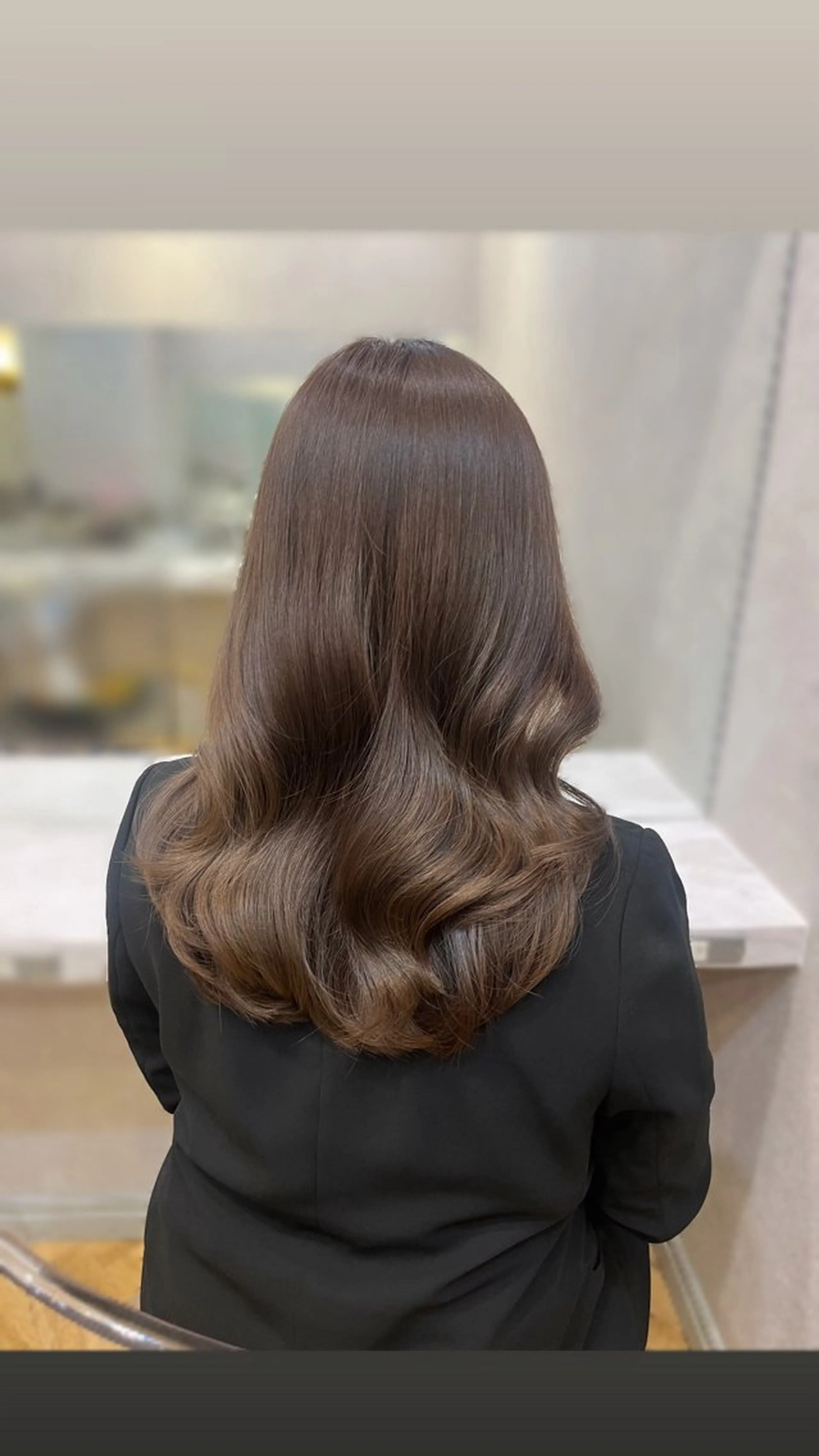 セミロング 韓国🎀レイヤー/艶 髪/縮毛矯正/ユリナのヘアスタイル