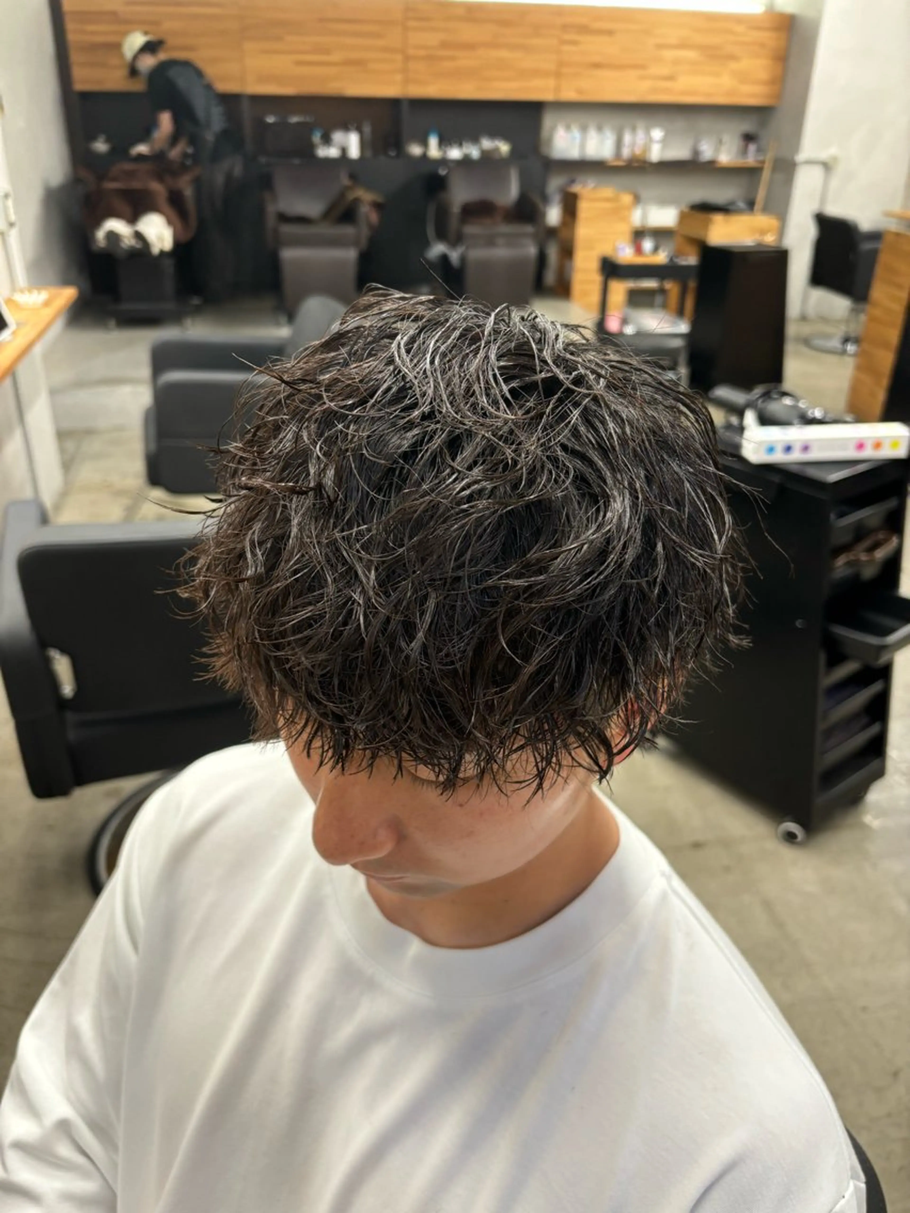 パーマ メンズ カット パーマ mono / Manatoのヘアスタイル