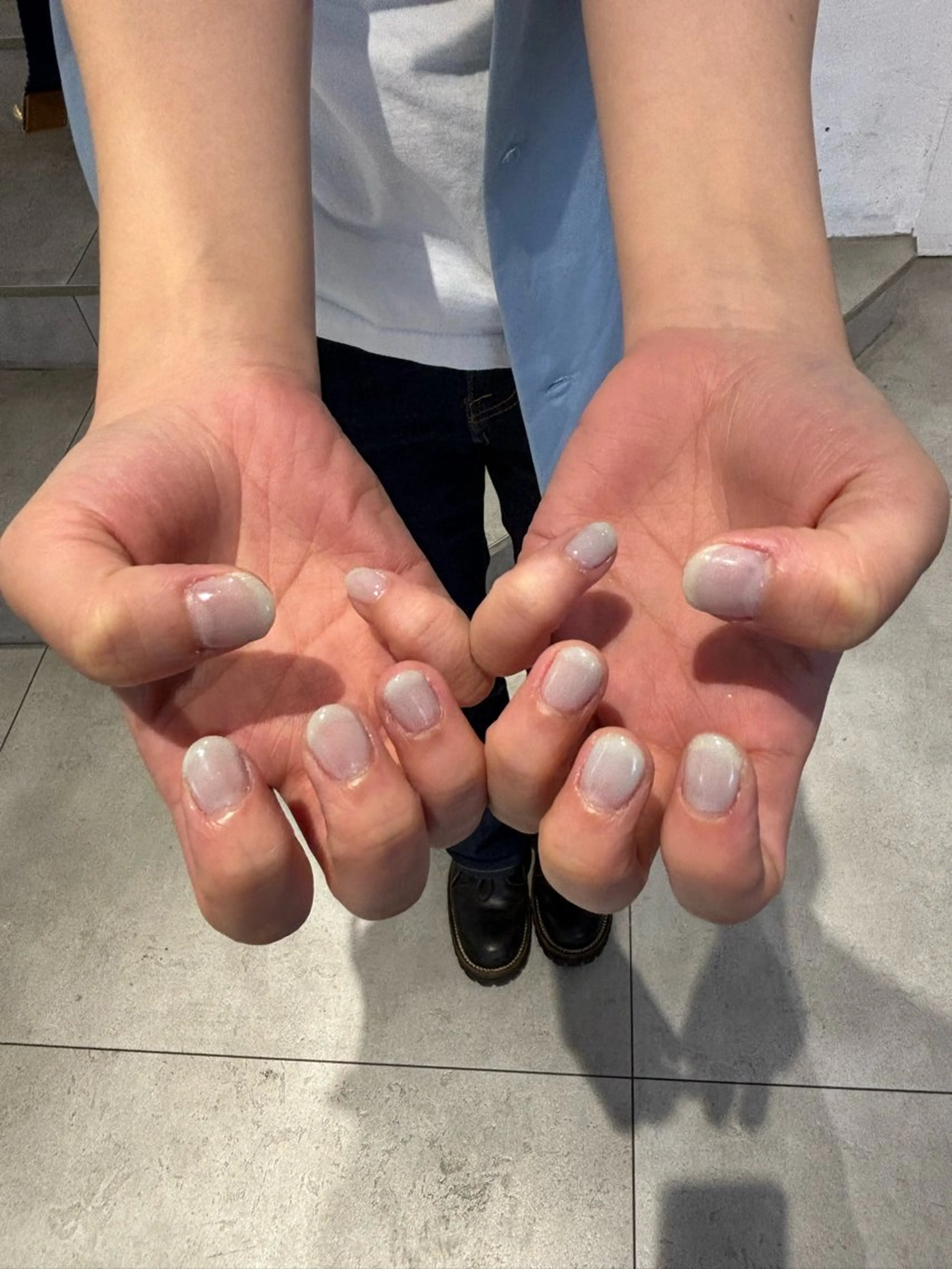 ネイル ハイトーン/レイヤー nail 百咲💌のヘアスタイル