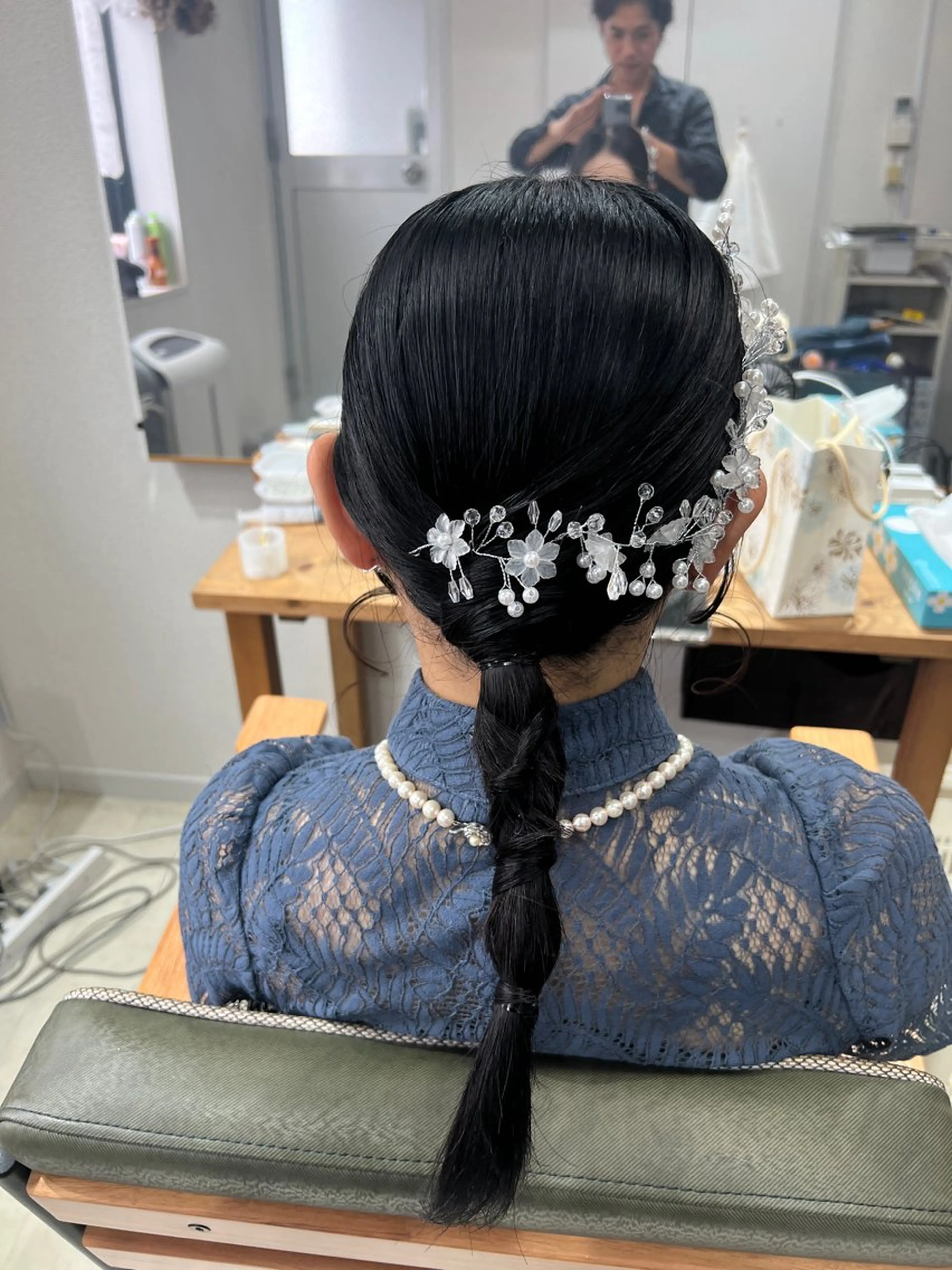 セミロング ヘアアレンジ 山室 敬義のヘアスタイル