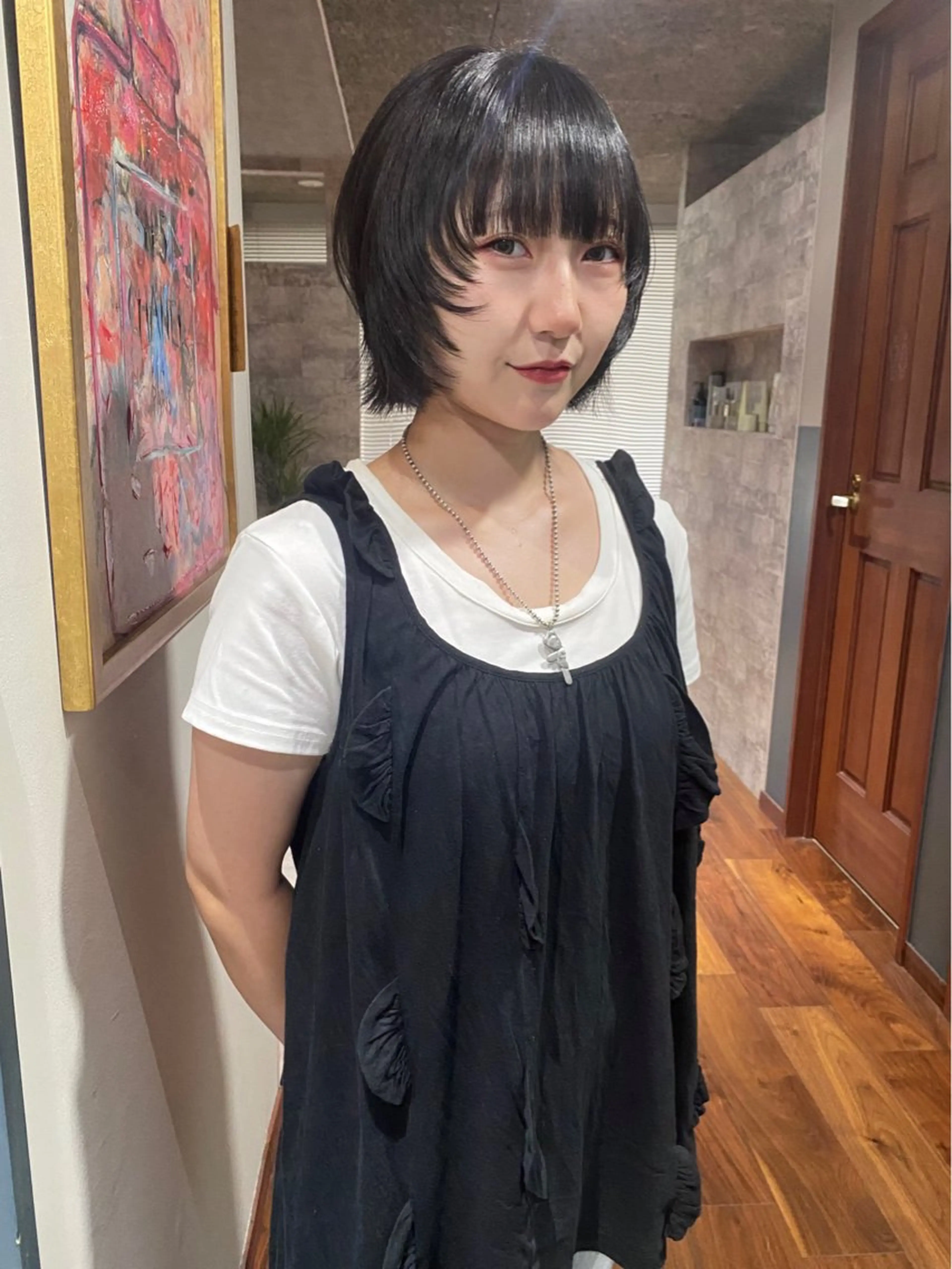 ショート カラー 似合わせカット カット ヘアカラー トリートメント mai / linoah˚✧のヘアスタイル