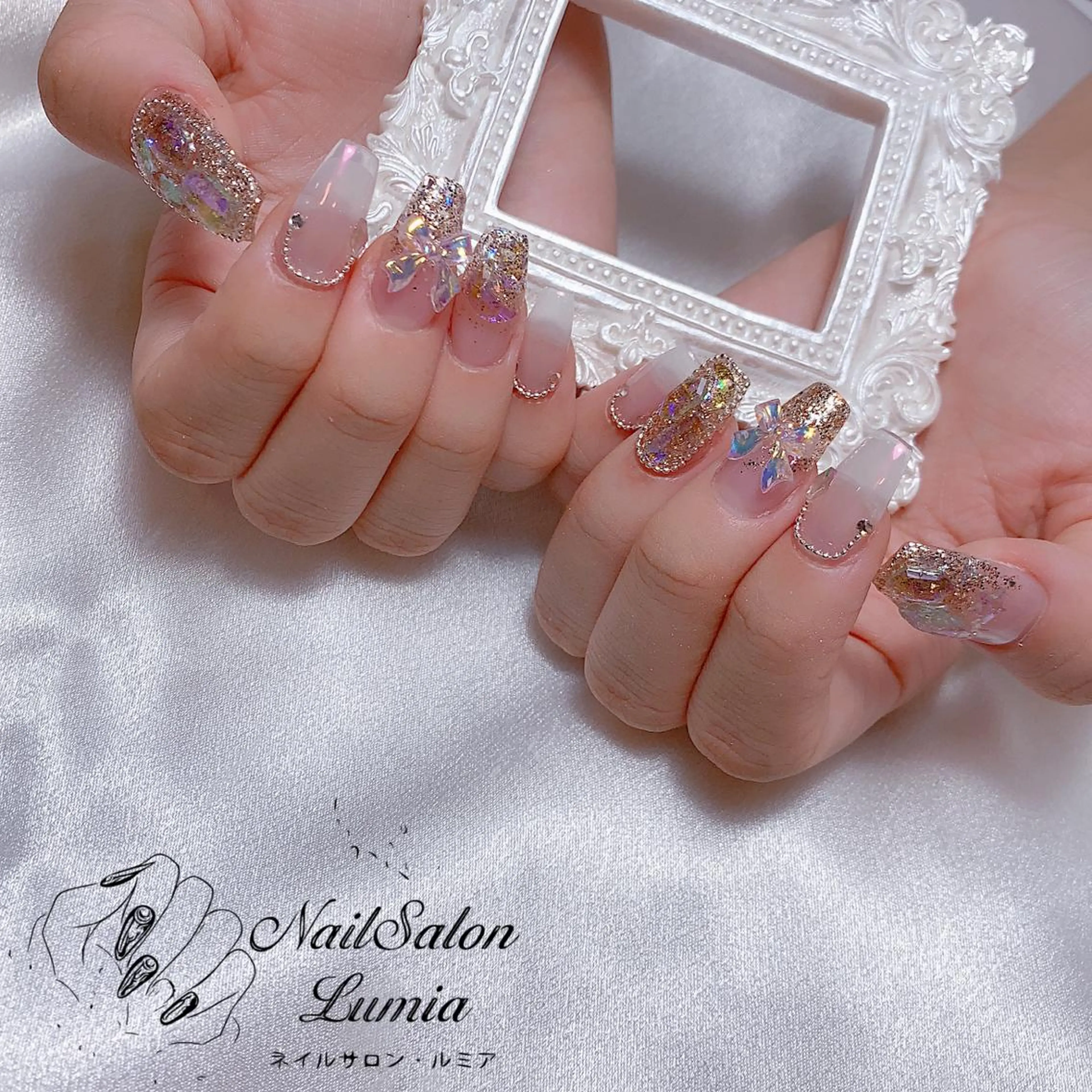 ネイル ハンドネイル ネイルサロン ルミア Lumia 店長のネイルデザイン