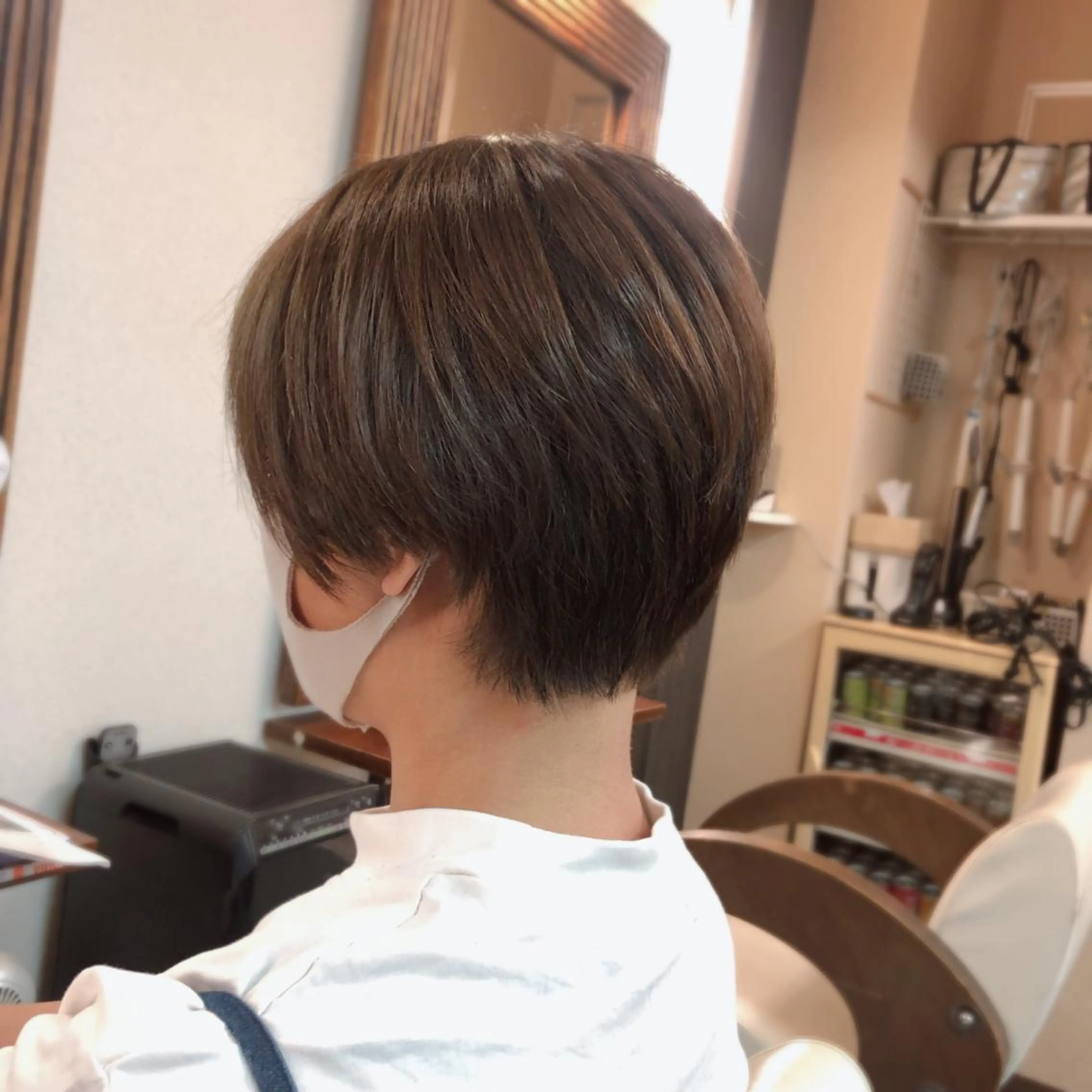 ショート カット トリートメント 山崎 絵莉香のヘアスタイル