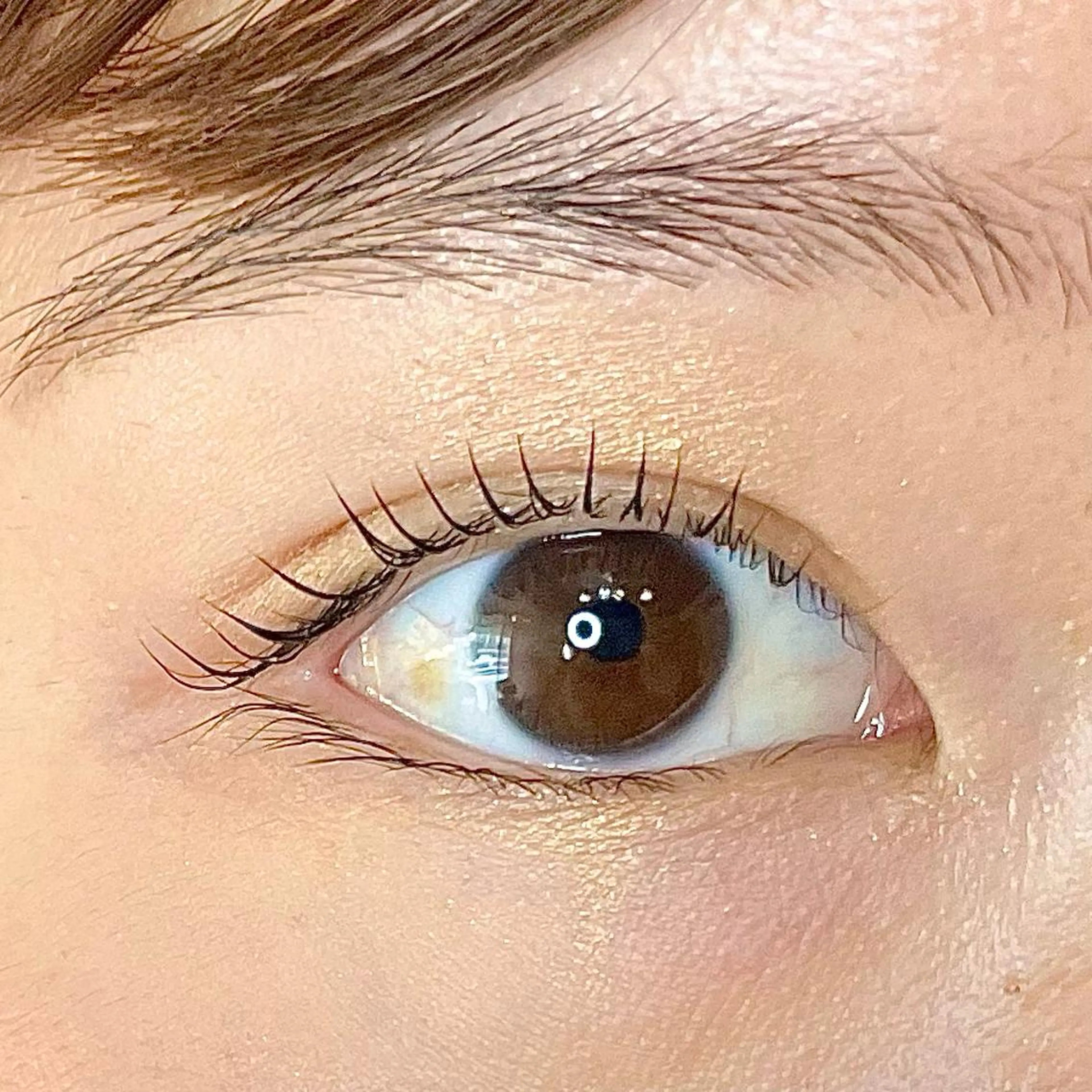 ミディアム カラー パーマ ヘアアレンジ メンズ キッズ ネイル マツエク・マツパ アイブロウ パリジェンヌラッシュリフト マツパ nail&eye Aoのマツエク・マツパデザイン