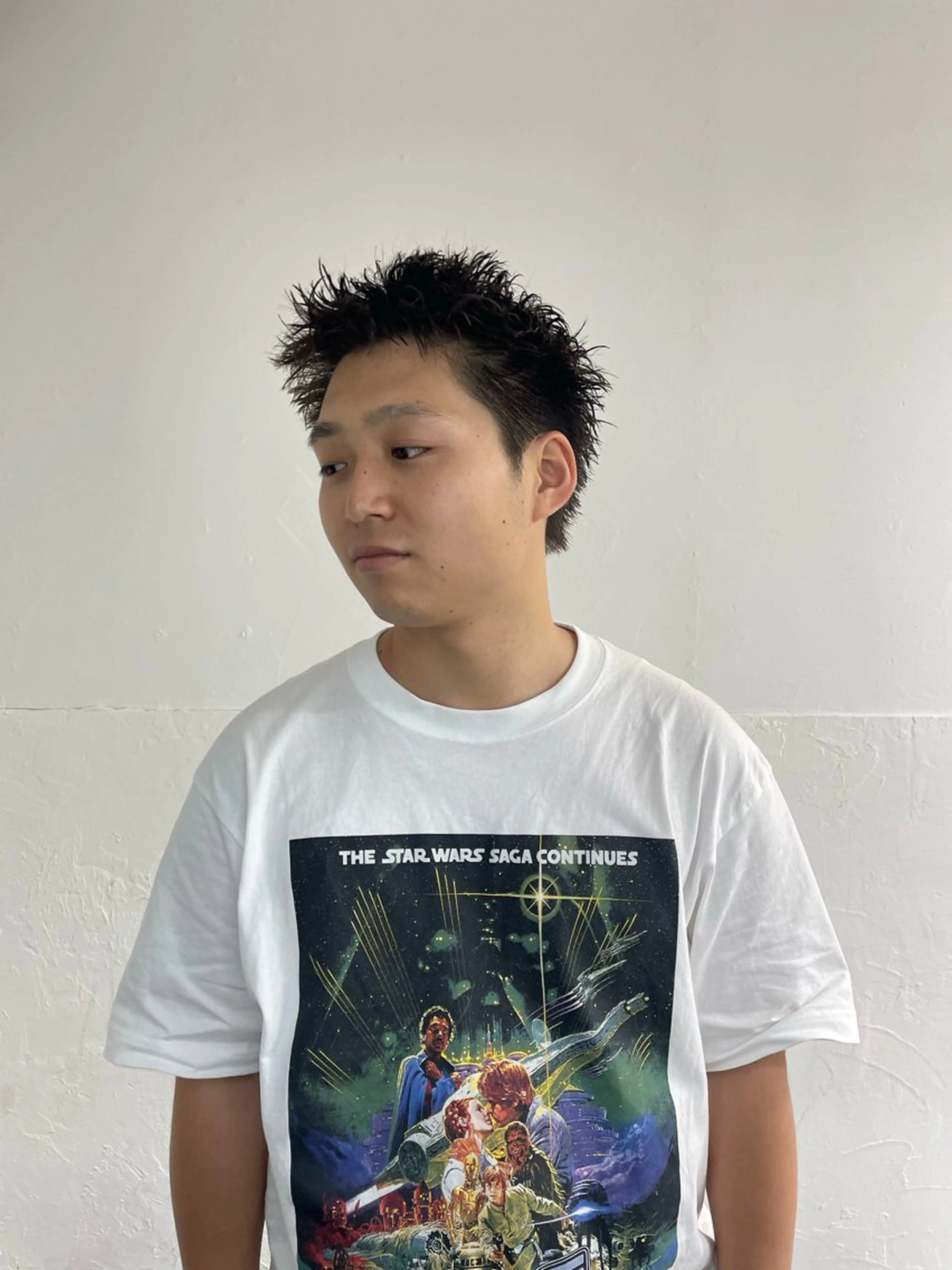 ショート パーマ ヘアアレンジ メンズ 🦠デザインカラー/ 魚瀬あおい🦠のヘアスタイル