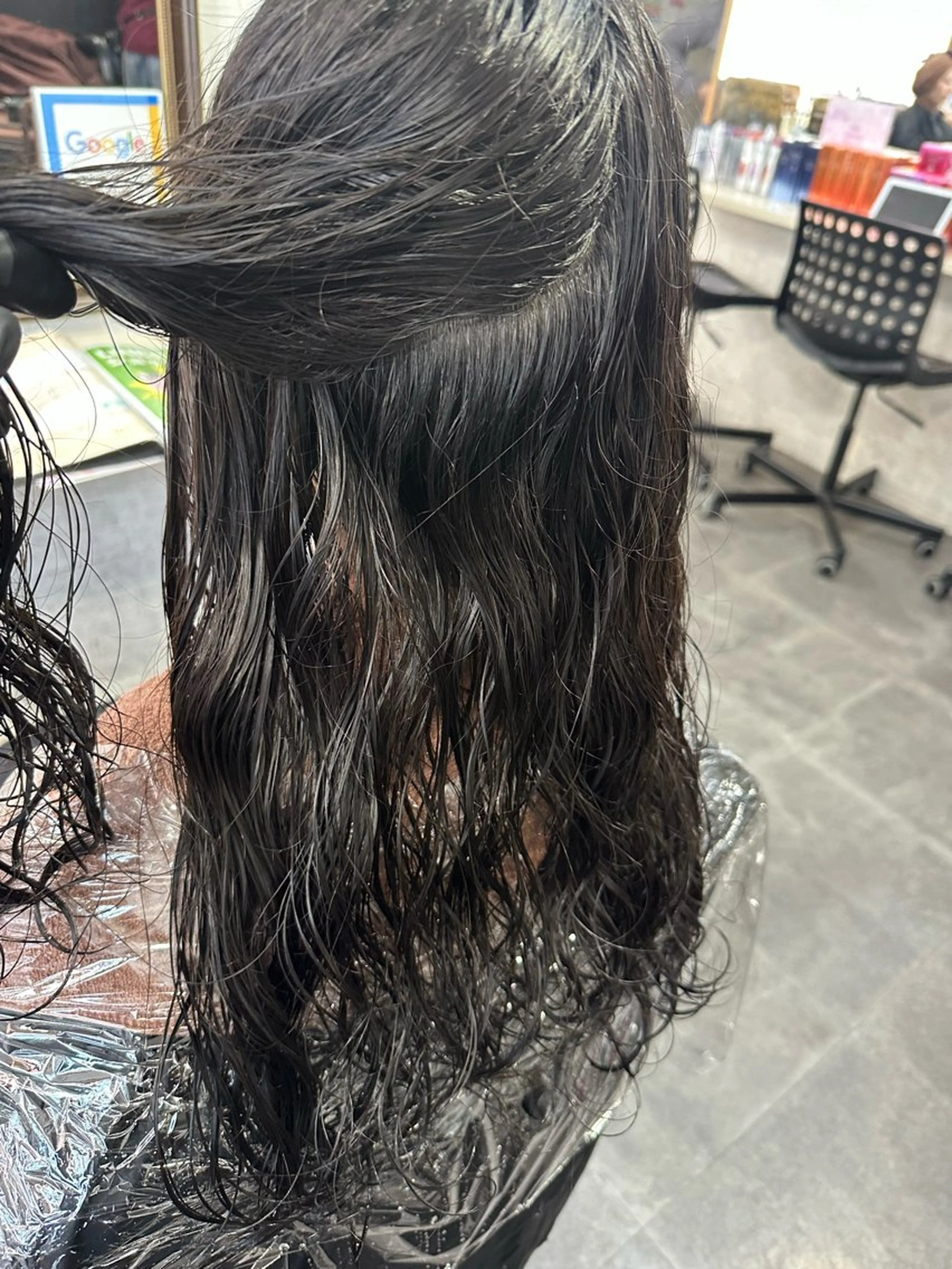 ロング 髪質改善 縮毛矯正 縮毛矯正 髪質改善ストレートo rメンズスタイル今岡のヘアスタイル