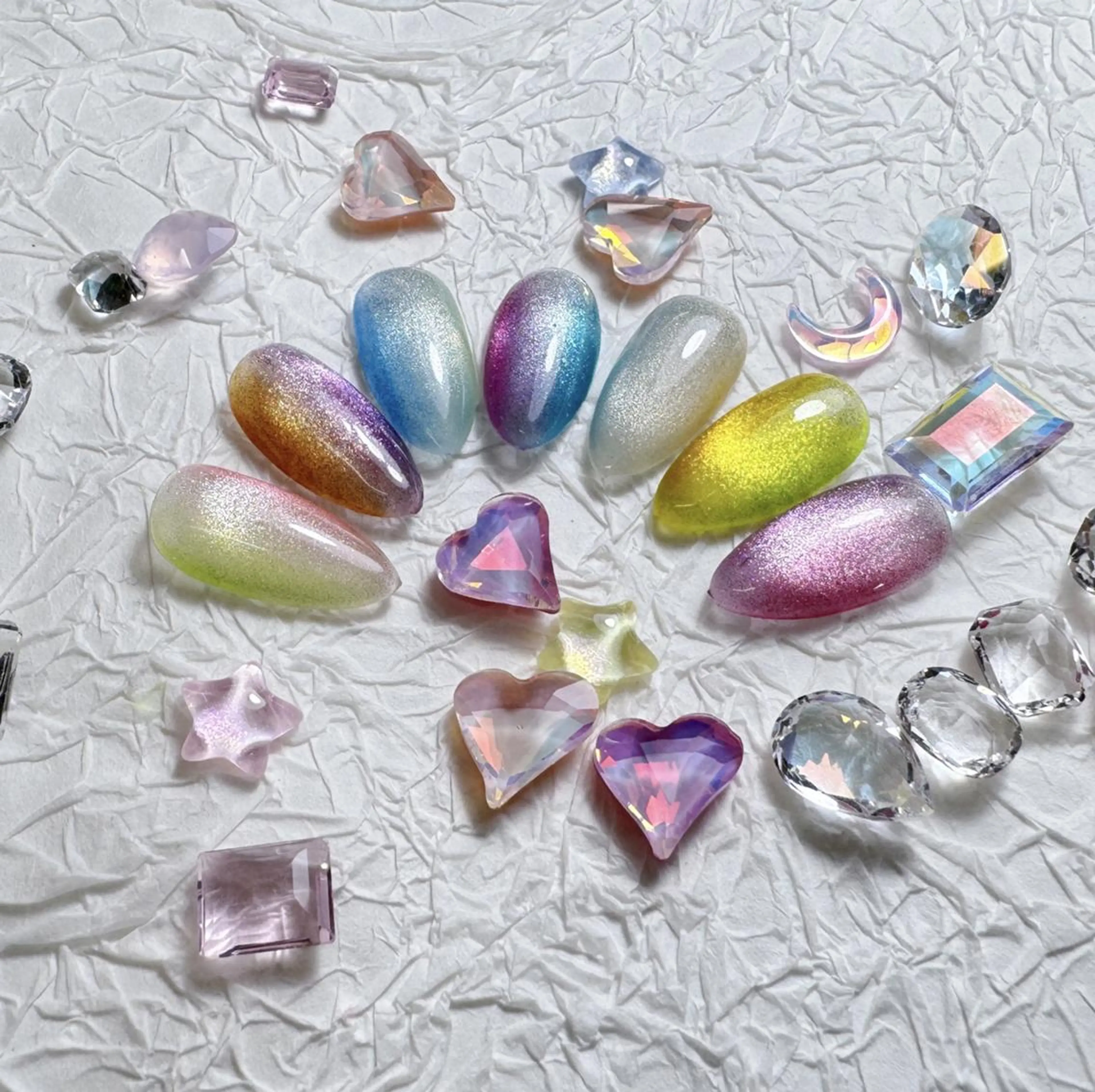 new✨うる艶🍬キャンディマグネットネイル💰8280円【新規オフ無料】の写真