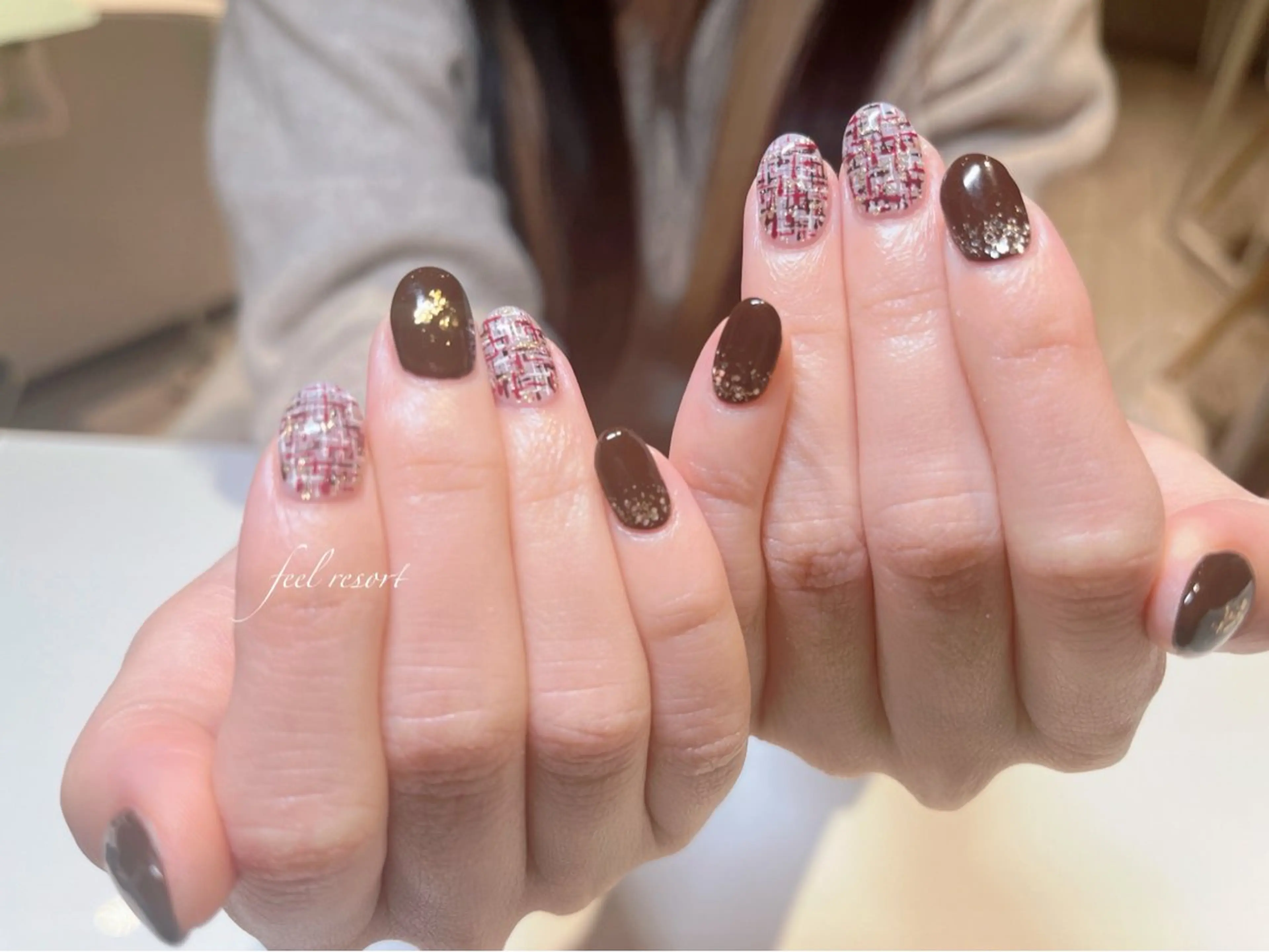 ネイル 長さ出し フットネイル フレンチネイル ジェルネイル ガラスフレンチ ハンドネイル Lien（リアン） 銀座駅6分のネイルデザイン