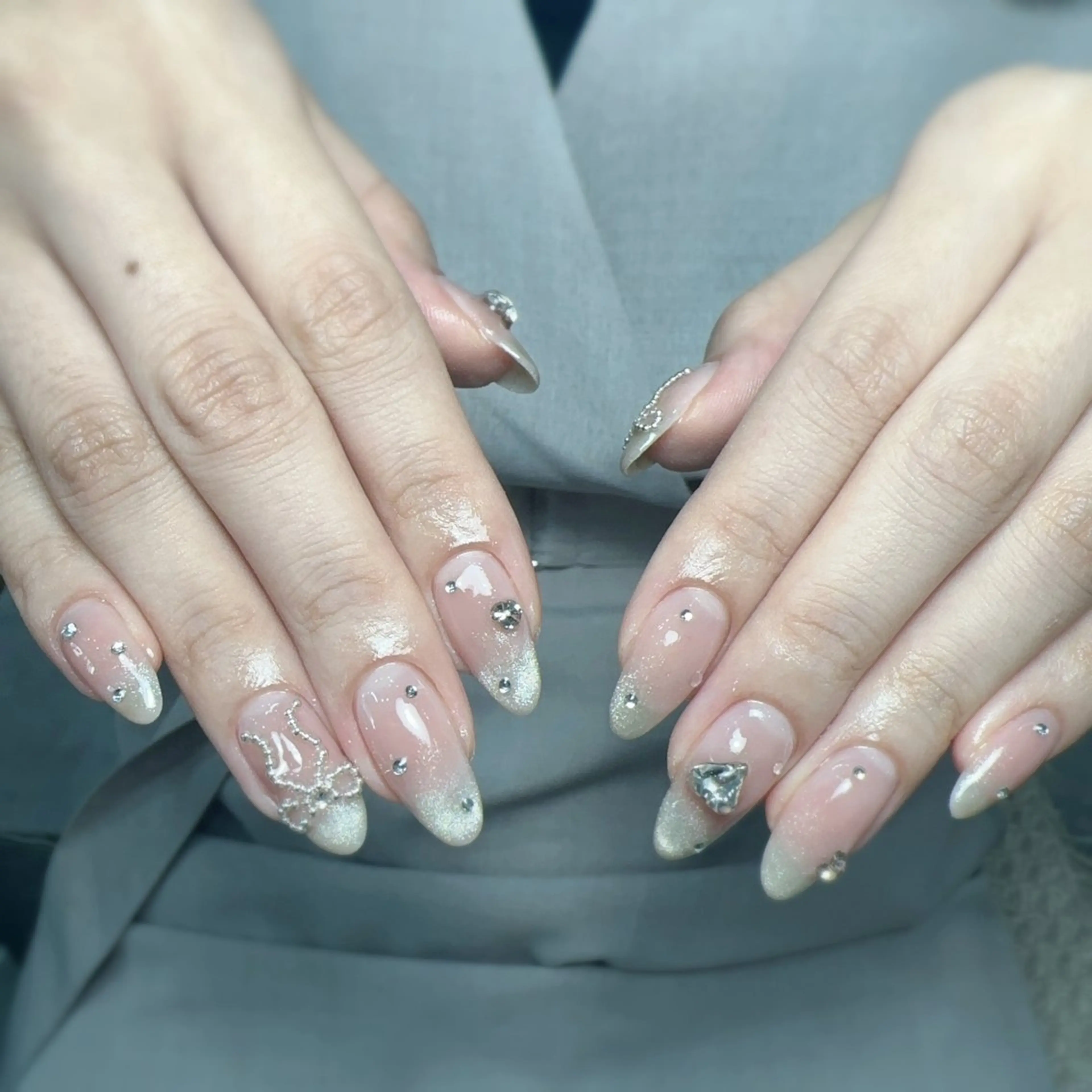 【ハンド】 💗人気NO1★持ち込みデザイン·こたわり110分コース(ア−ト6～8本)  7980円の写真