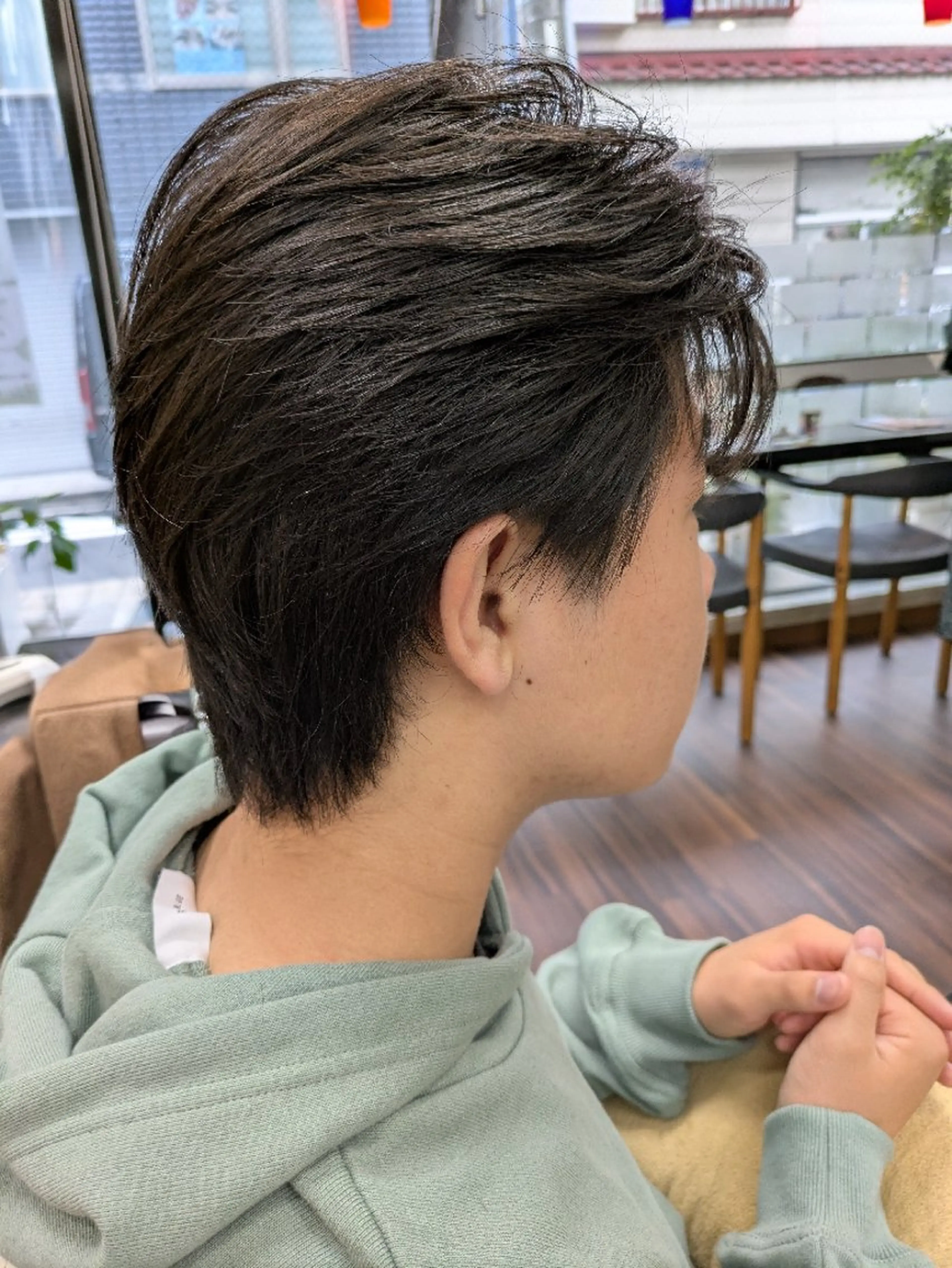 メンズ マッシュ 大人女性カット/ヘア セット✨️片本🌸のヘアスタイル