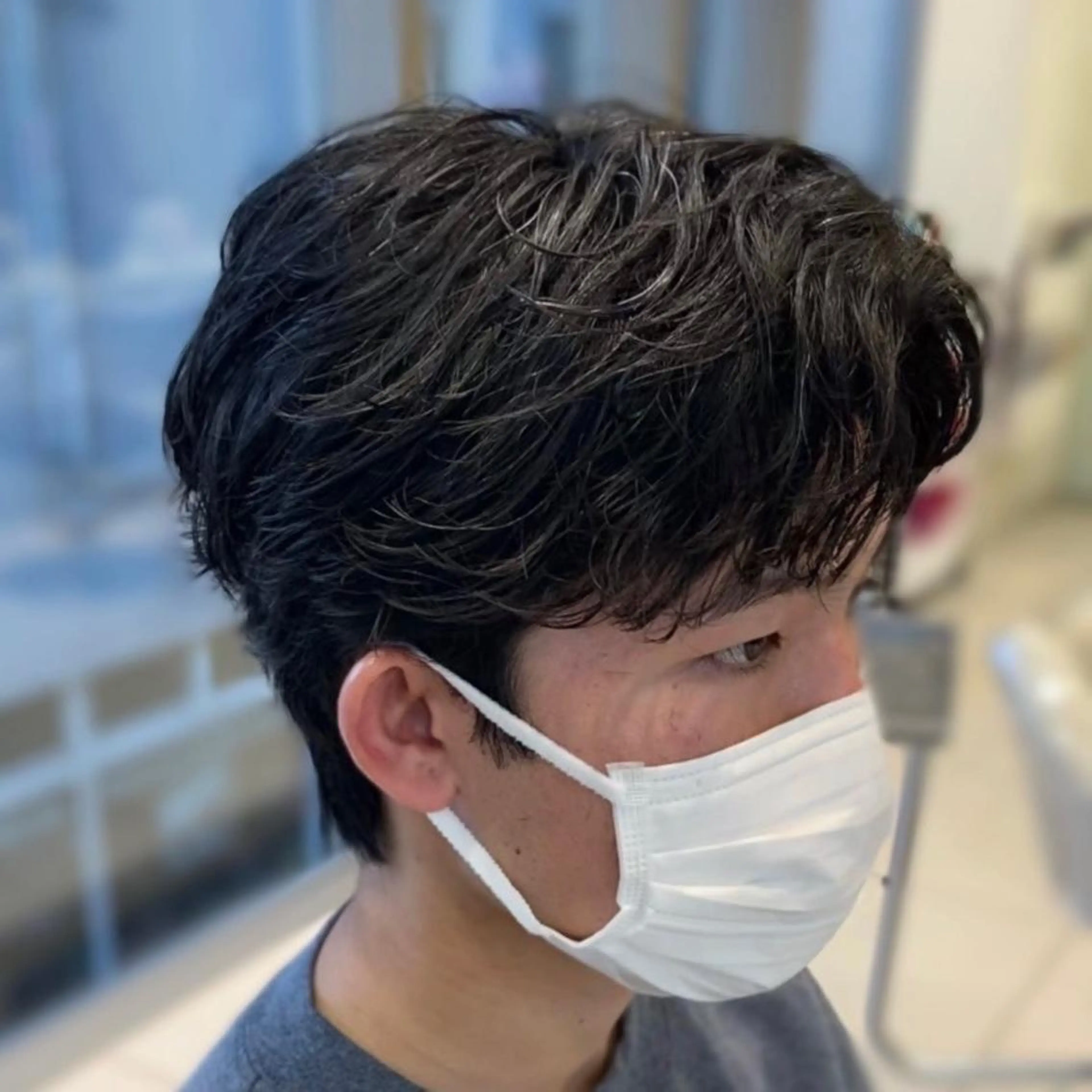 パーマ メンズ カルマパーマ メンズパーマ カット パーマ メンズ縮毛矯正 ♠️店長下平隼人のヘアスタイル