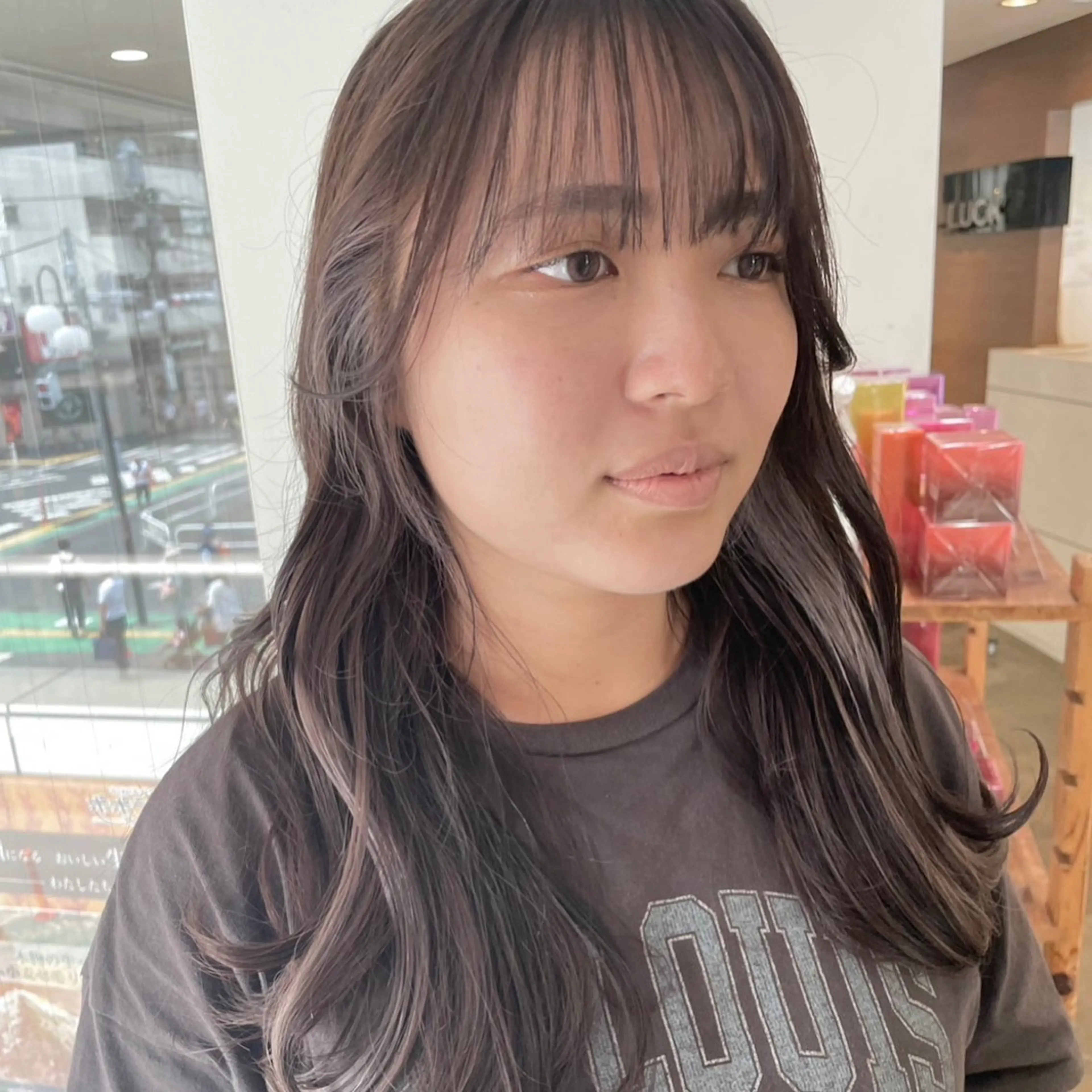 セミロング カラー ヘアアレンジ 🫧FEAT. ／Rikka 🫧のヘアスタイル