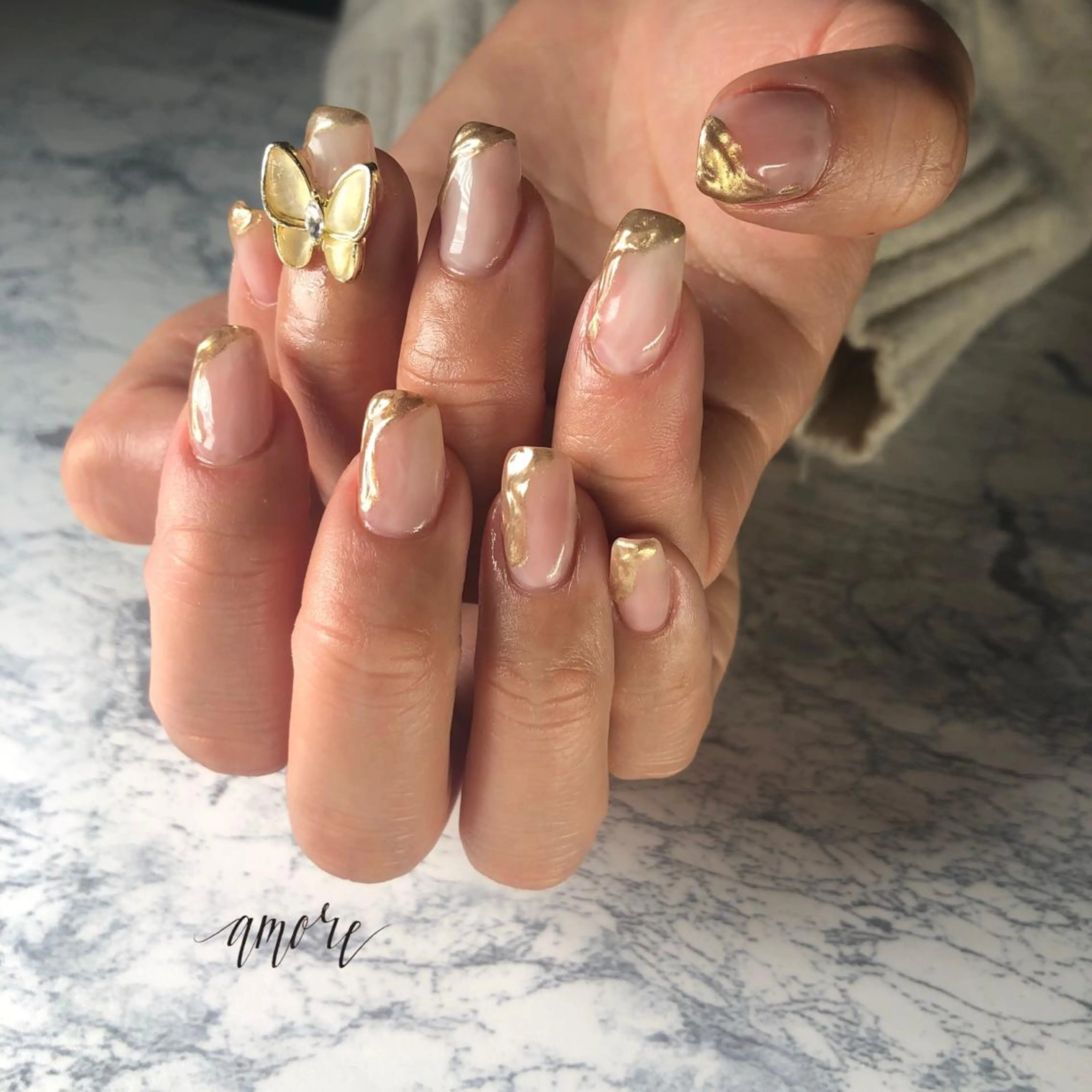 ネイル ジェルネイル 氷ネイル・うるうるネイル マグネットネイル ミラーネイル ニュアンスネイル You kyehwaのネイルデザイン