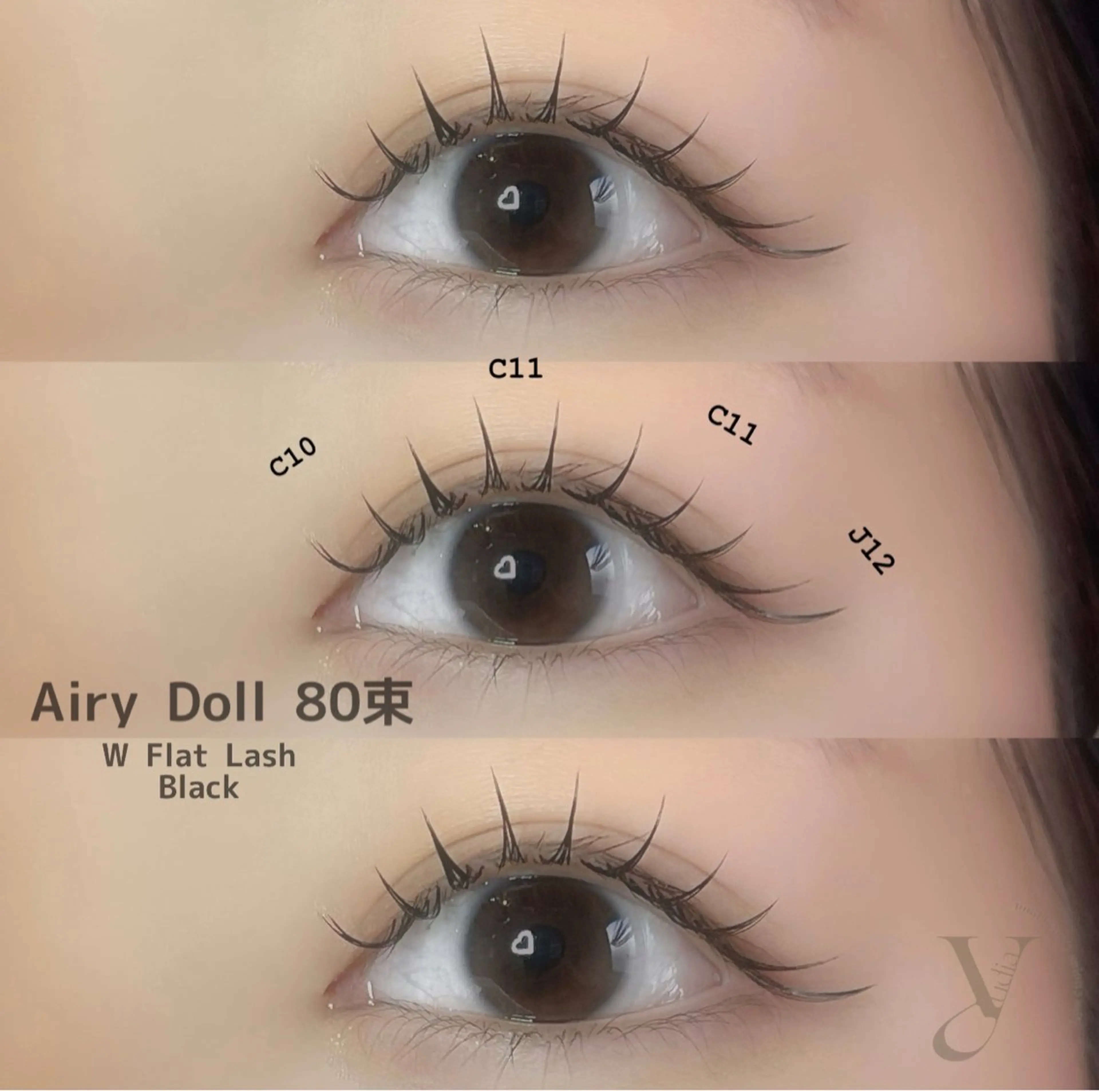 マツエク・マツパ フラットラッシュ 𝐧𝐞𝐨𝐧新宿 ❤️𝐀𝐲𝐚のマツエク・マツパデザイン