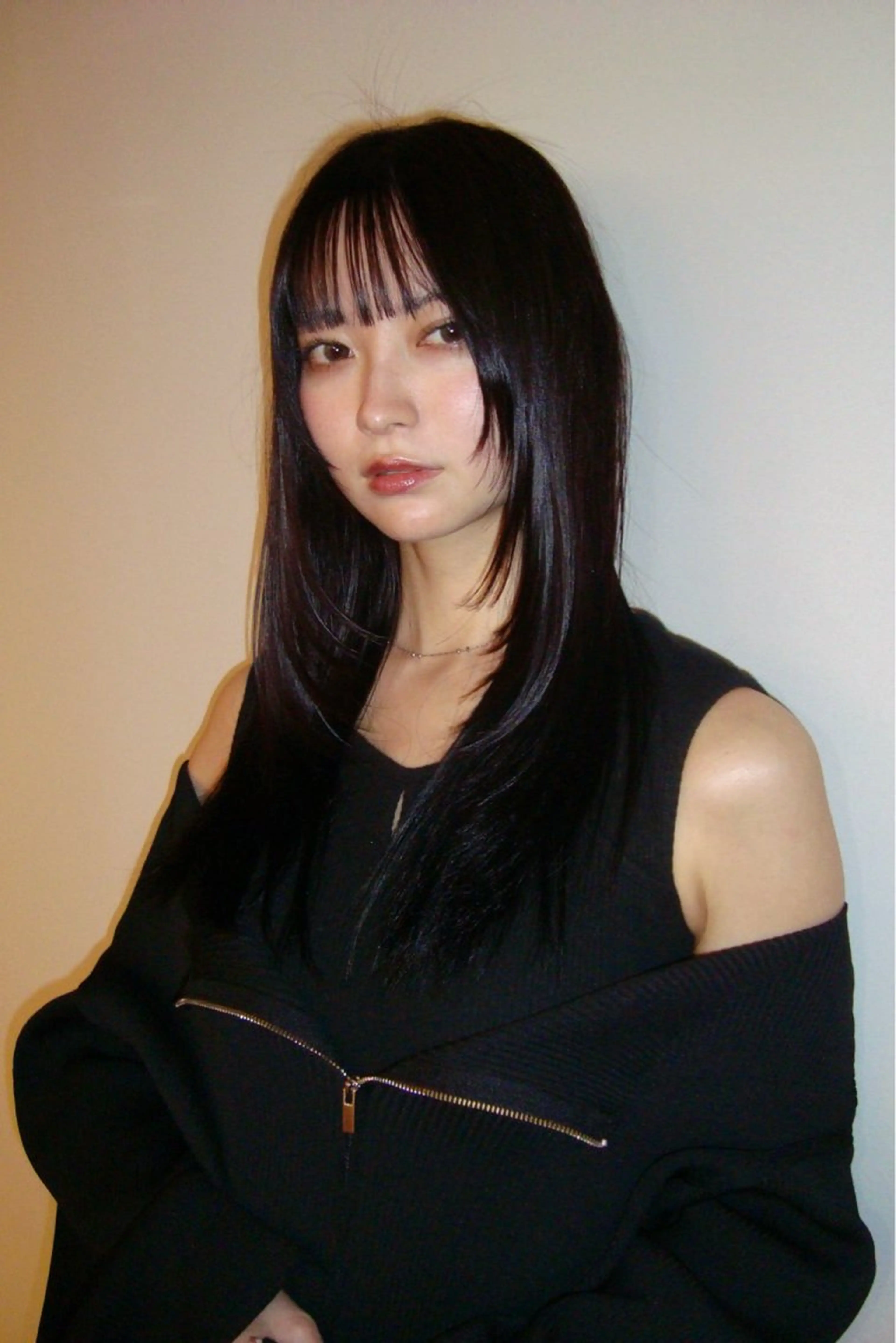 ロング カット リュウキ/レイヤー/ ナチュラル/モードのヘアスタイル