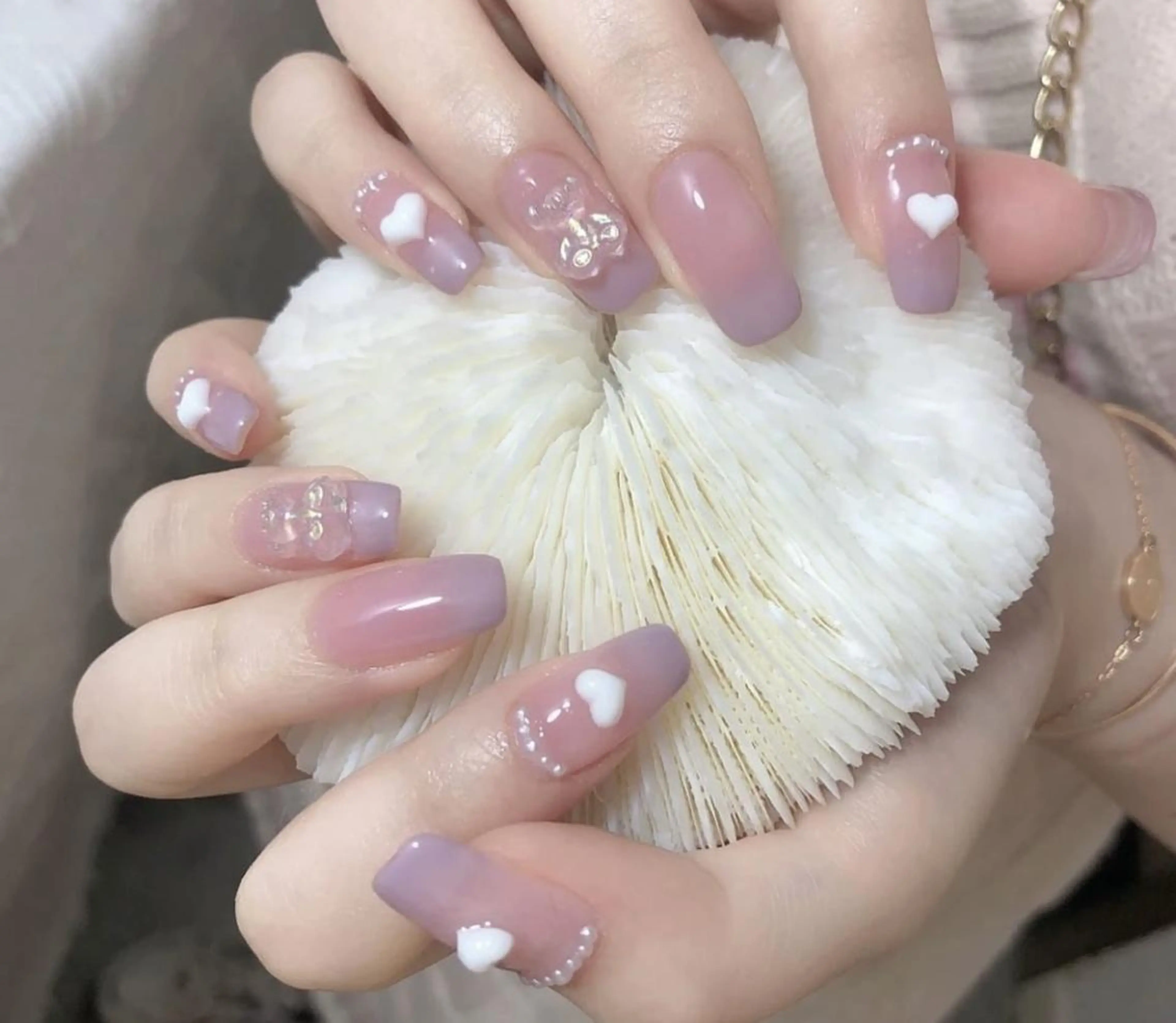 カラーグラデーション(ベース色付き🎀)の写真