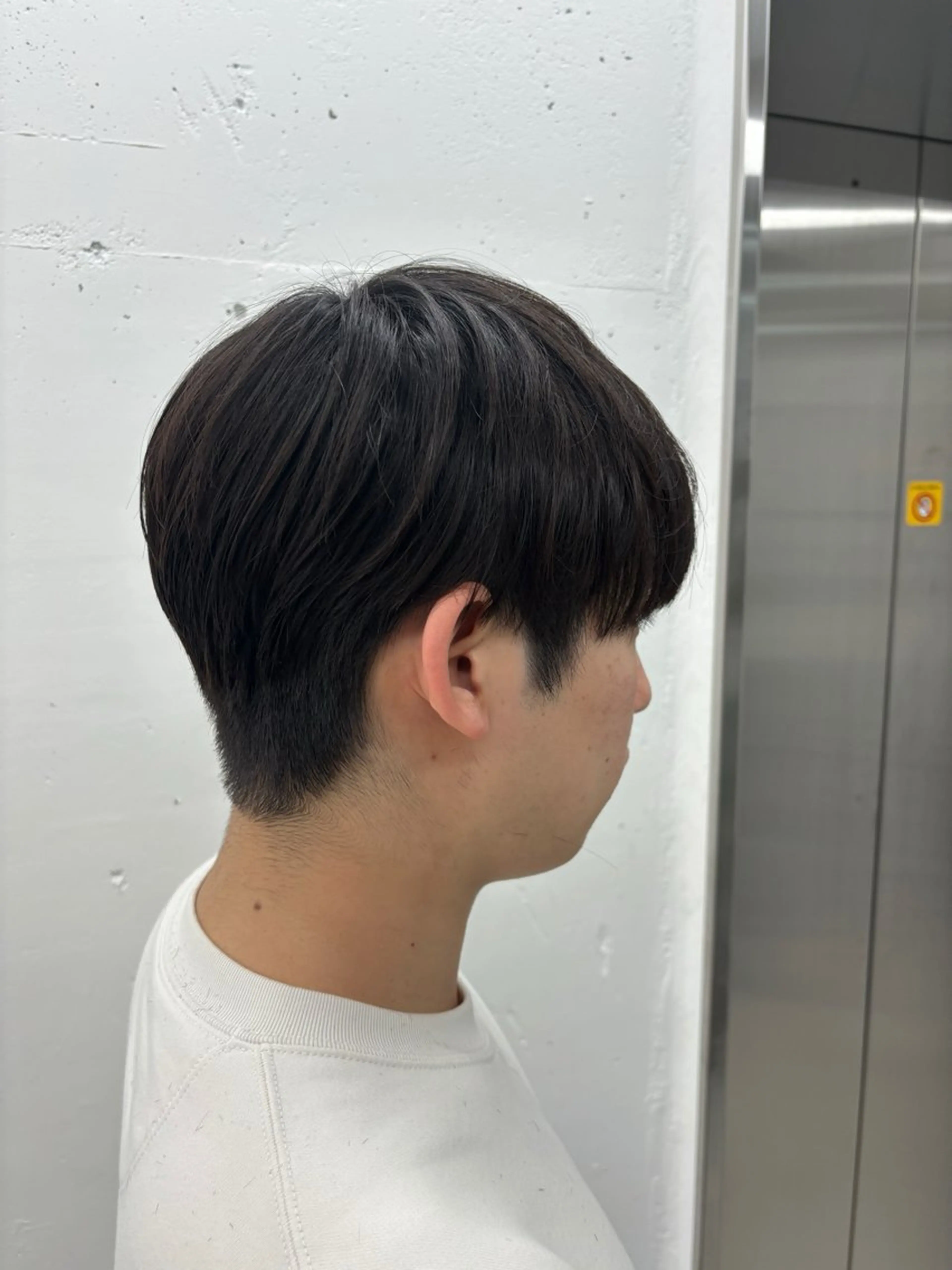 ミディアム メンズ メンズブリーチ メンズハイトーン メンズ韓国風 メンズウルフカット 韓国風ヘア カット トリートメント ヘッドスパ 🐶ひかる🐶 JILLSTUDIOのヘアスタイル