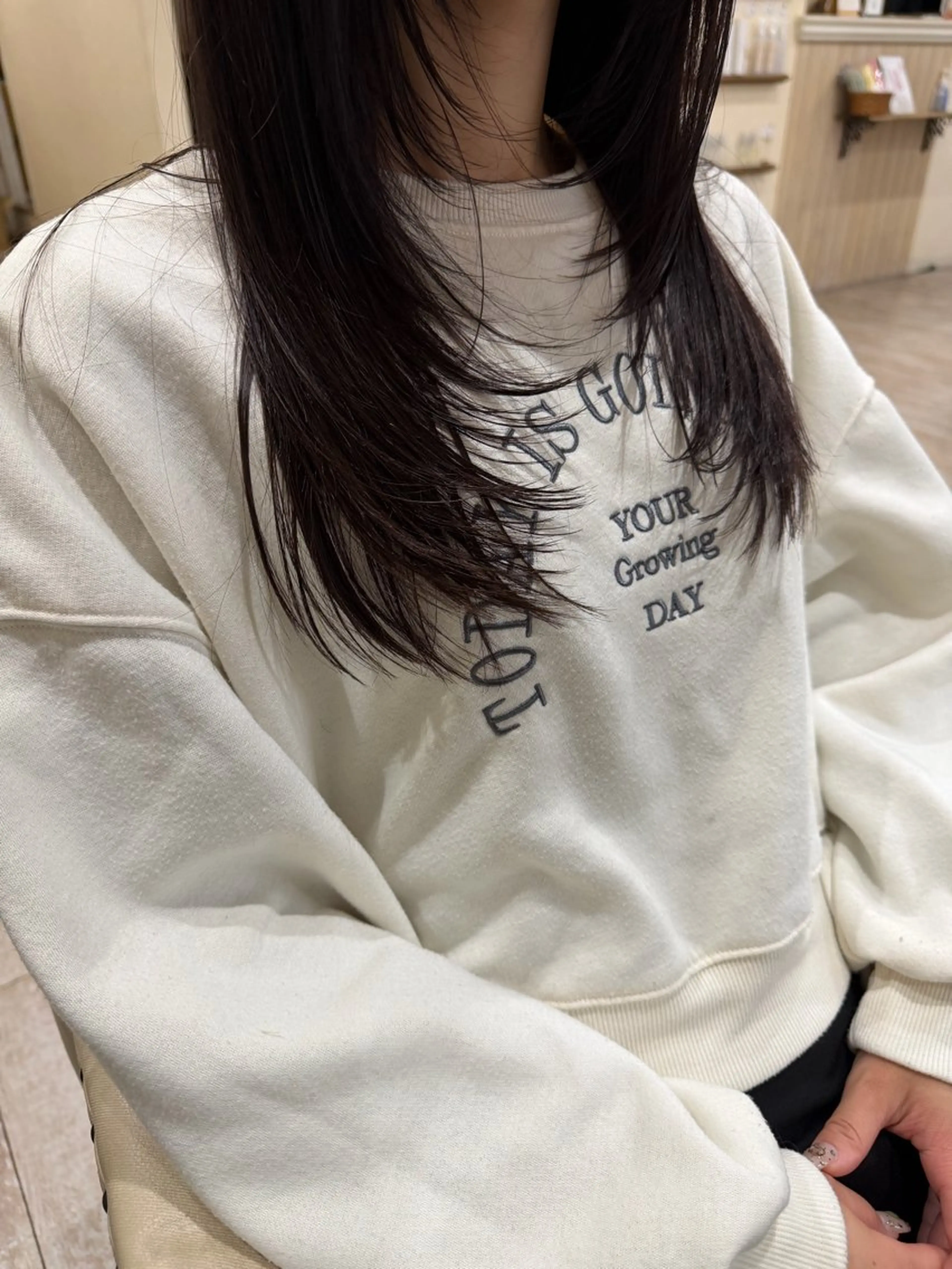 ロング カラー 髪質改善 レイヤーカット ロング カット ヘアカラー 縮毛矯正 トリートメント 新越谷noble店長 松本拓也▶◀*.のヘアスタイル