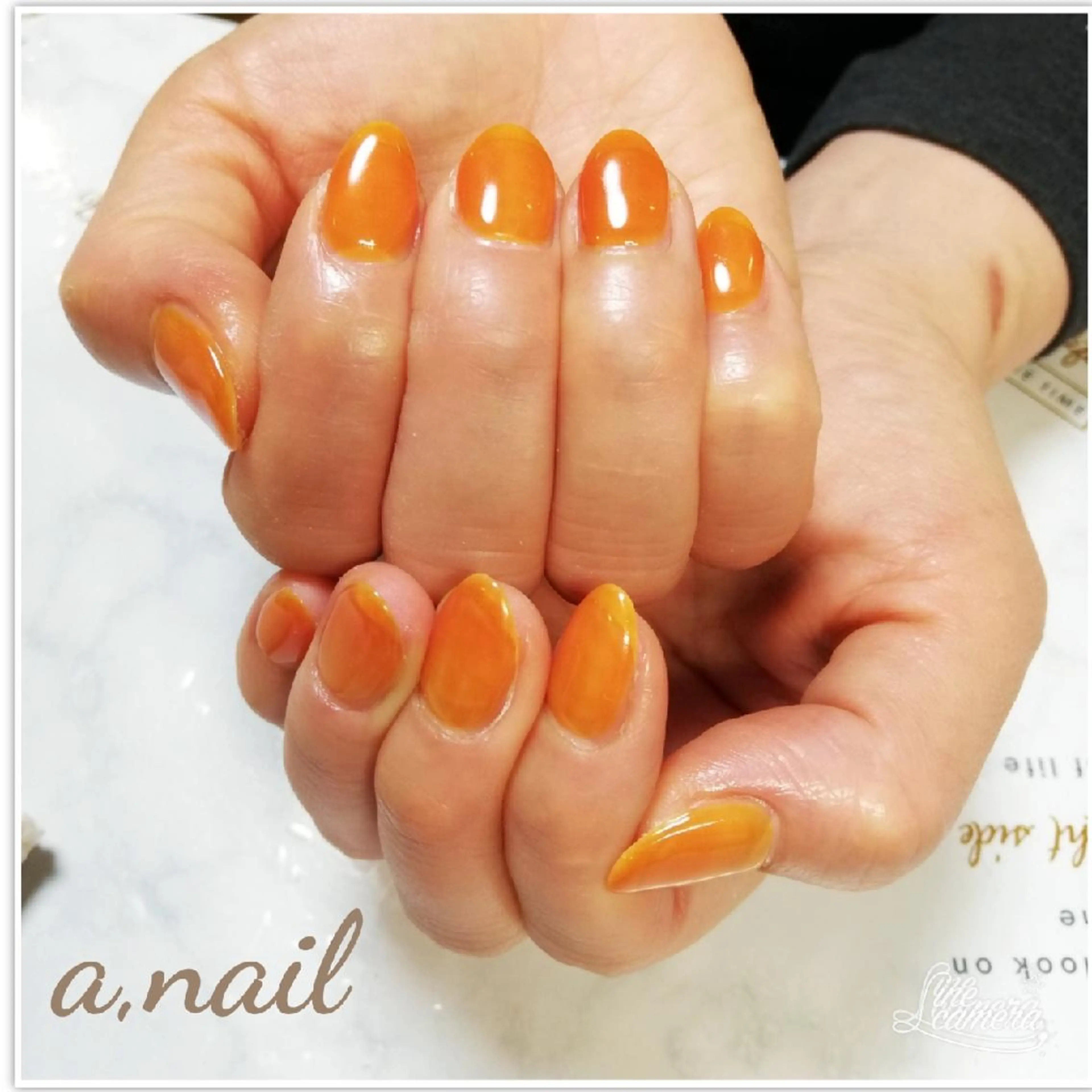 ネイル グラデーション ワンカラーネイル ハンドネイル ネイルサロン エーネイルのネイルデザイン
