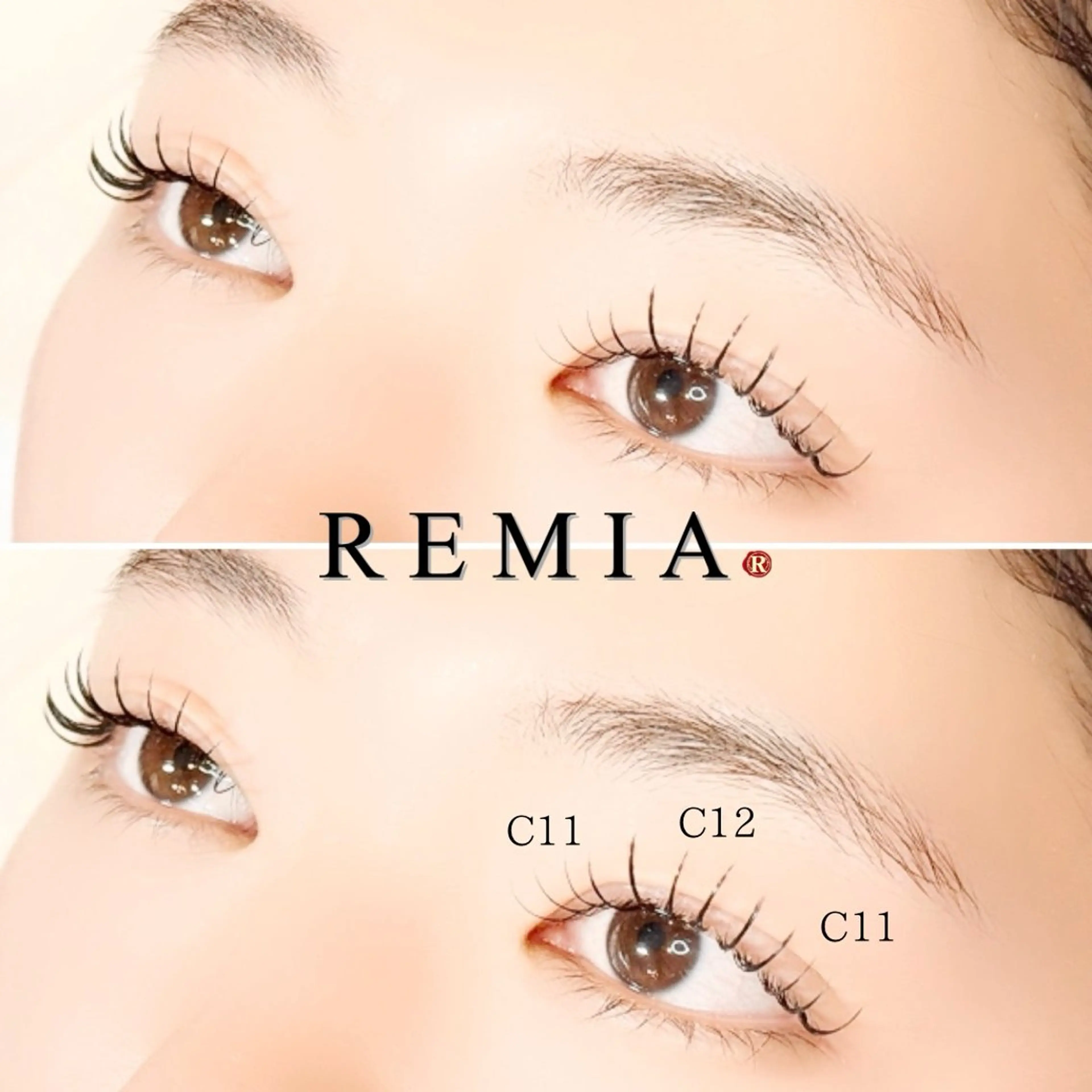 マツエク・マツパ マツエク REMIA 横須賀中央所属・REMIA横須賀中央 翁川なぎさのマツエク・マツパデザイン